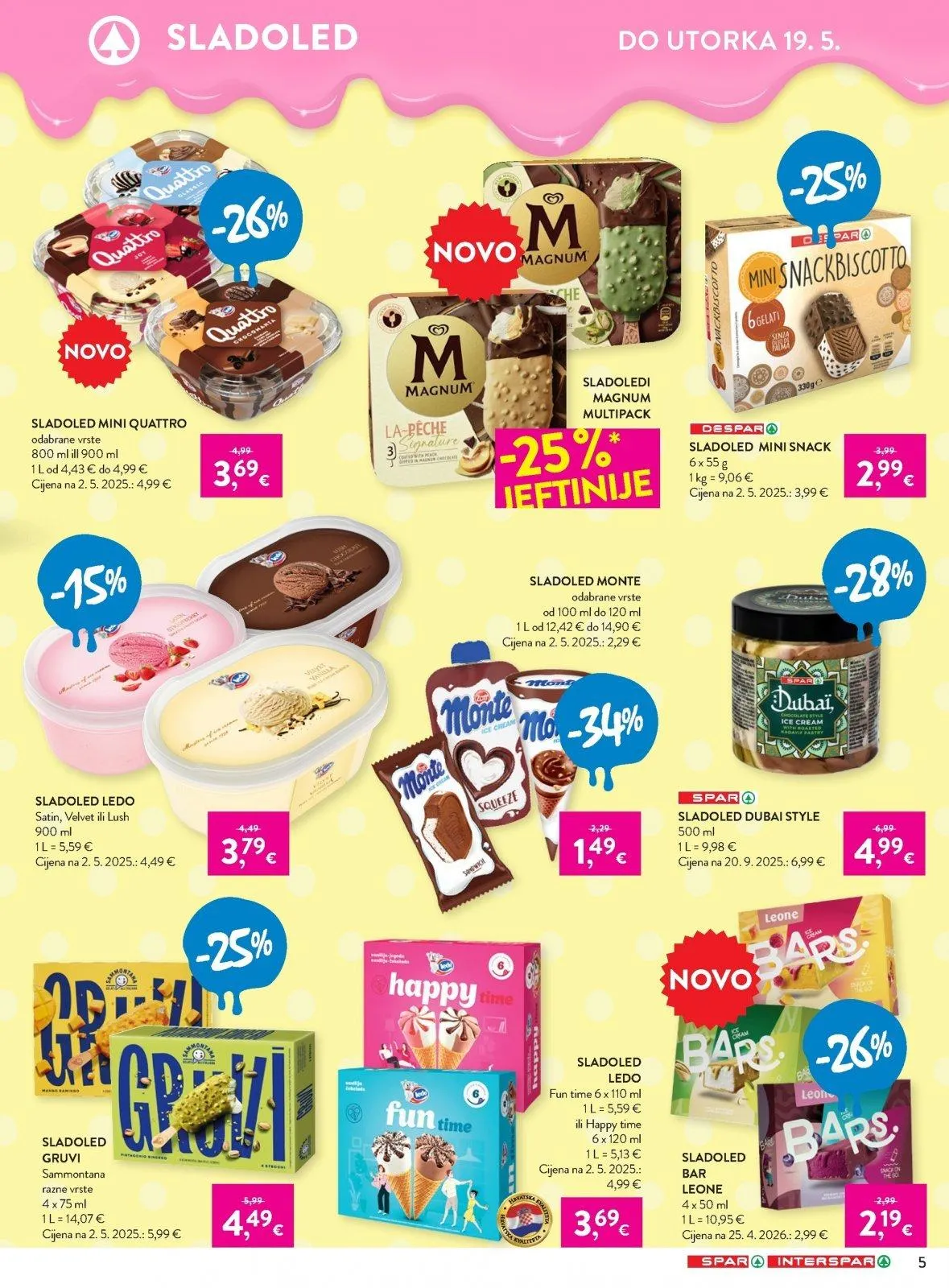 Katalog Interspar katalog do 19.05.2026 od 13. svibnja do 19. svibnja 2026. - Pregled Stranica 5