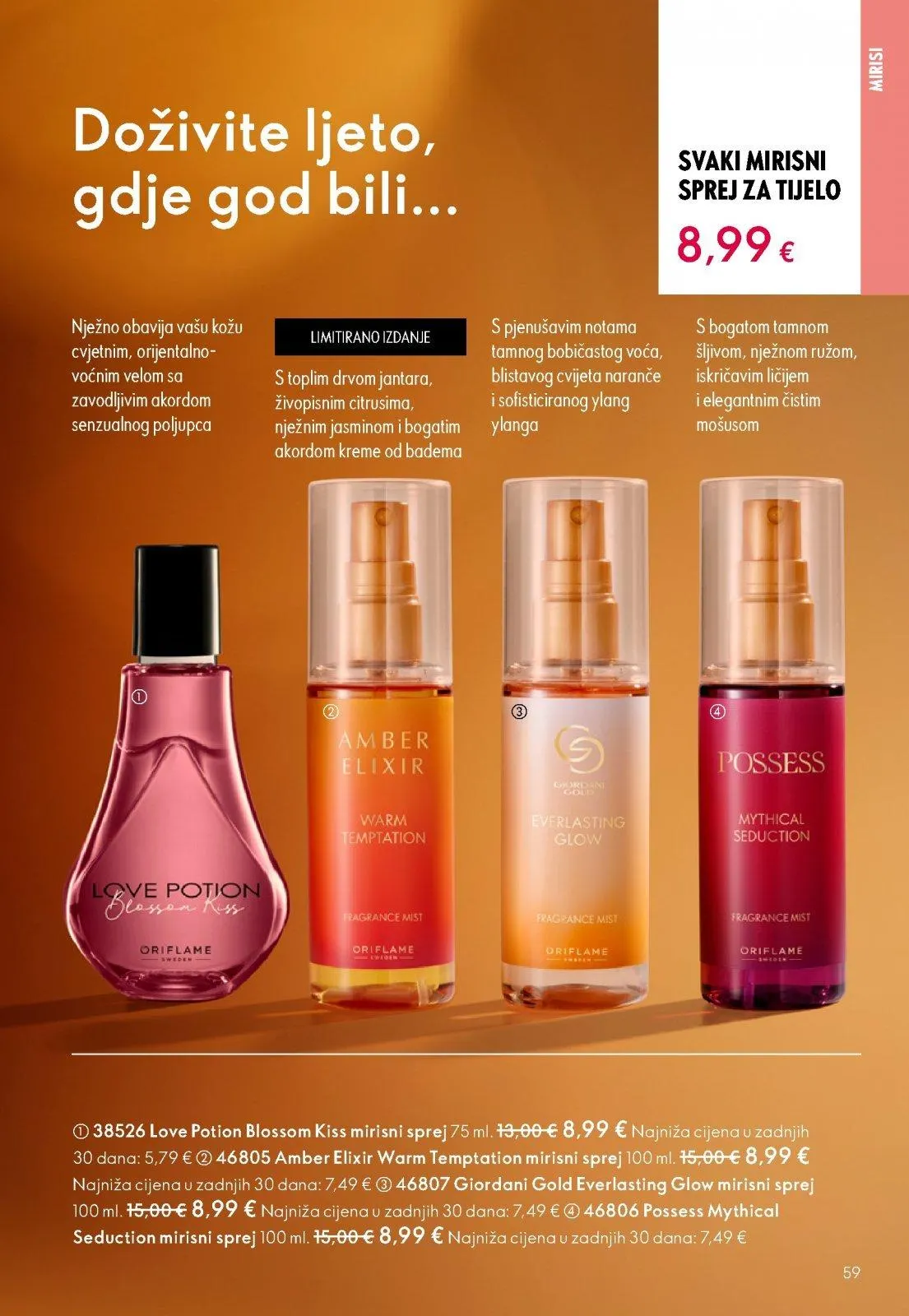 Katalog Oriflame katalog do 09.12.2025 od 3. prosinca do 9. prosinca 2025. - Pregled Stranica 59