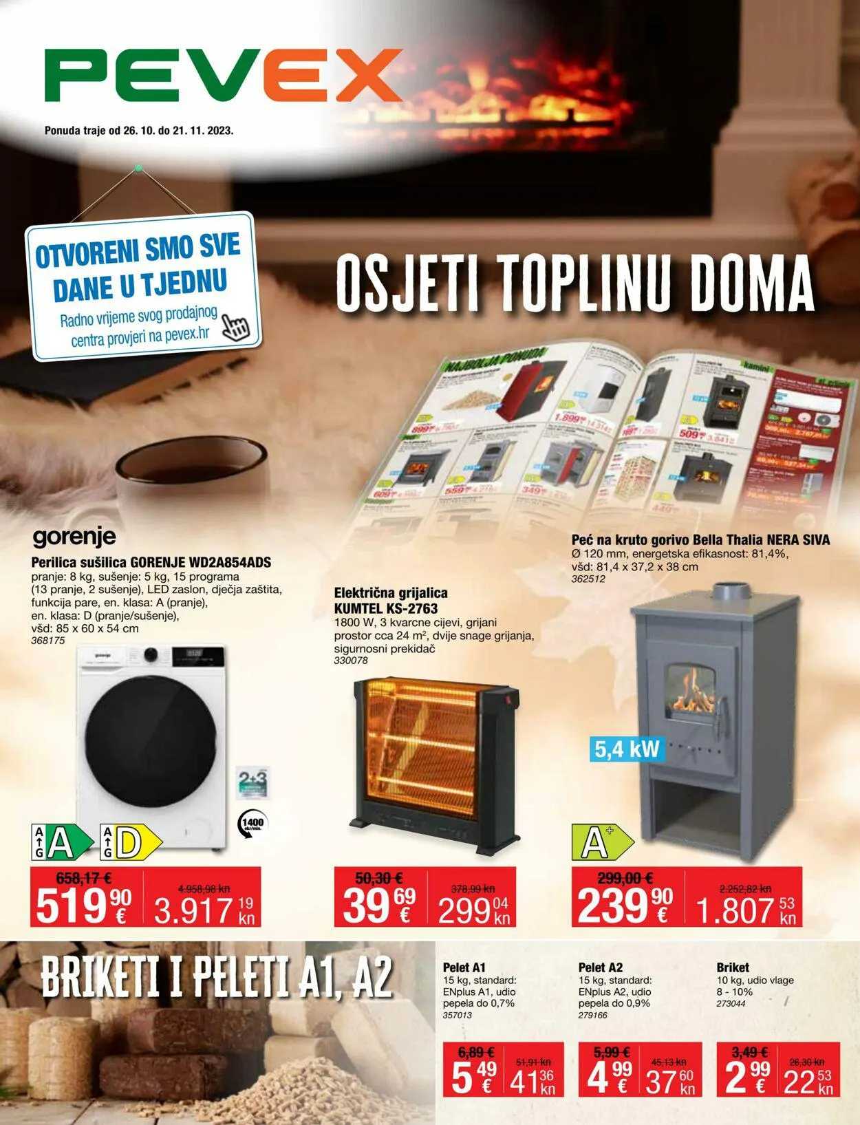 Katalog Pevex od 26. listopada do 21. studenoga 2023. - Pregled Stranica 1