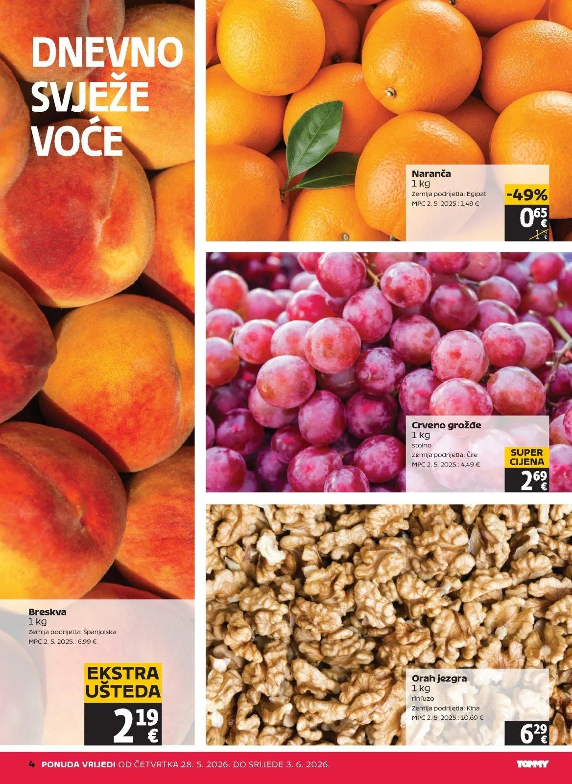 Katalog Tommy katalog do 03.06.2026 od 28. svibnja do 3. lipnja 2026. - Pregled Stranica 4