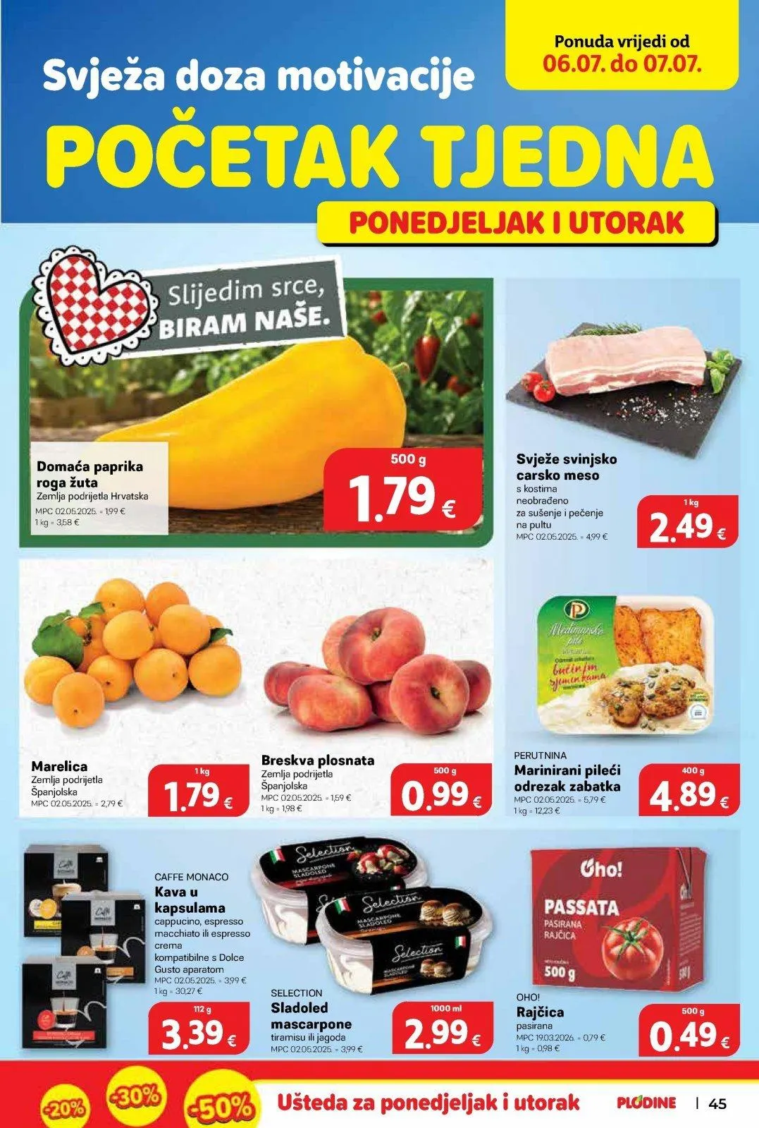 Katalog Plodine katalog do 07.07.2026 od 1. srpnja do 7. srpnja 2026. - Pregled Stranica 45