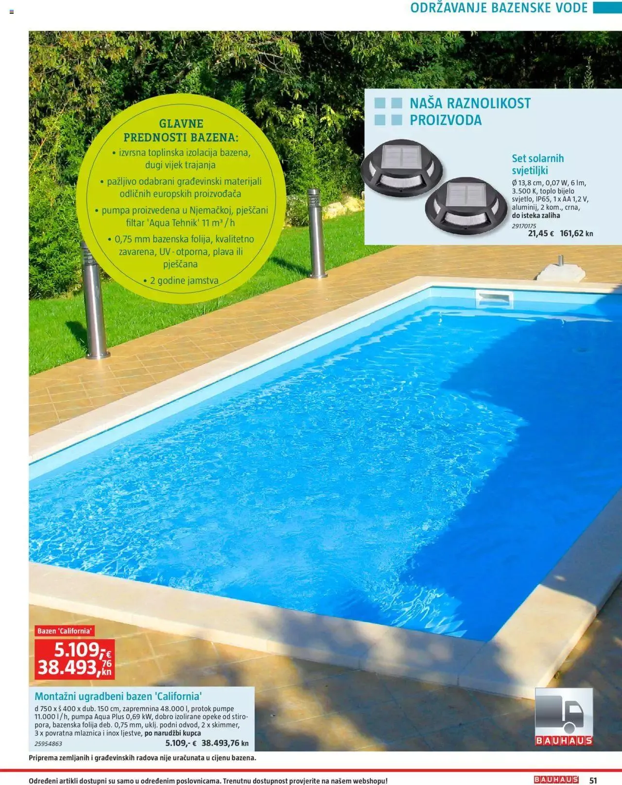 Katalog Vrtni namještaj Bauhaus od 24. ožujka do 31. srpnja 2023. - Pregled Stranica 51