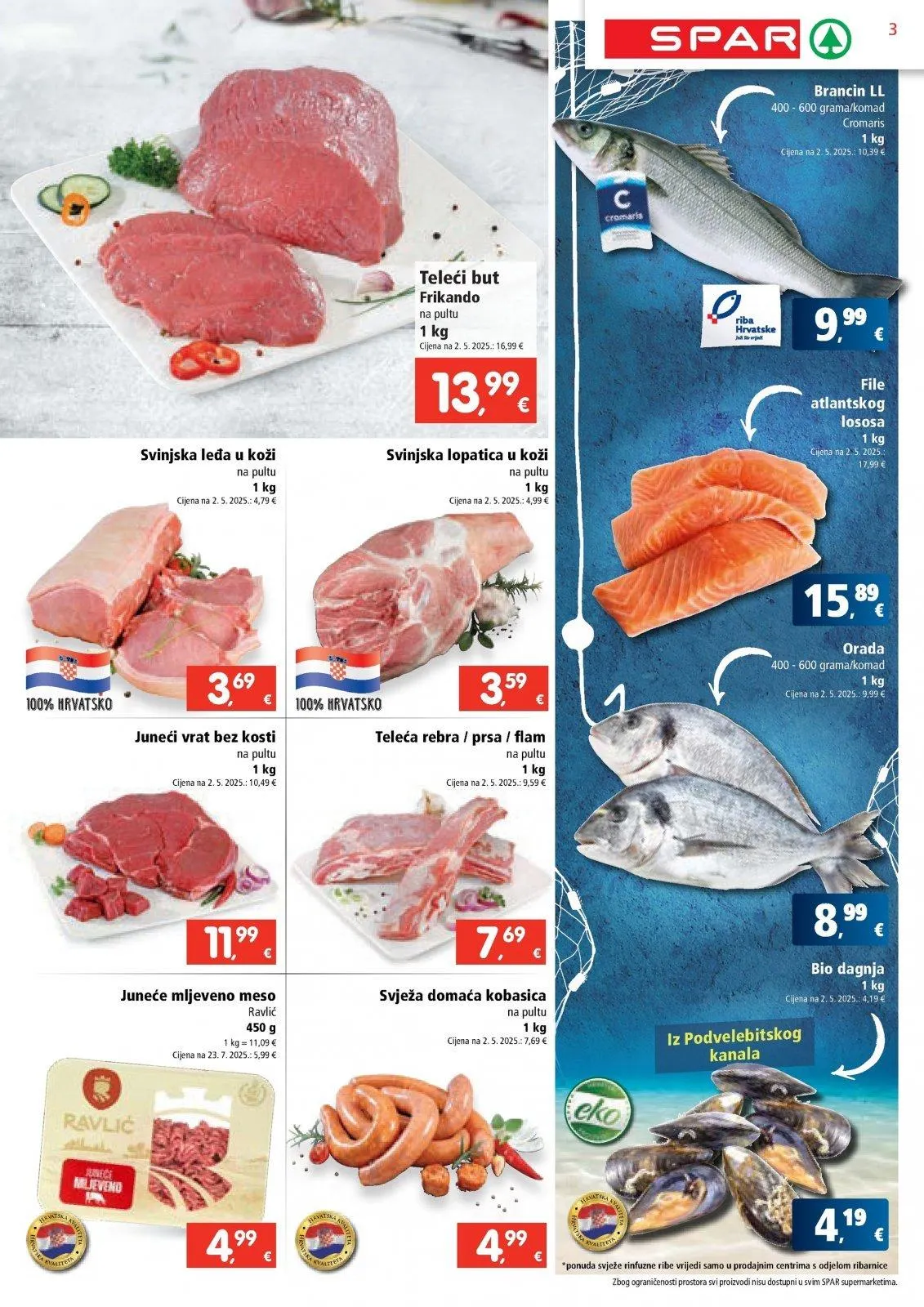 Katalog Spar katalog do 18.11.2025 od 12. studenoga do 18. studenoga 2025. - Pregled Stranica 3