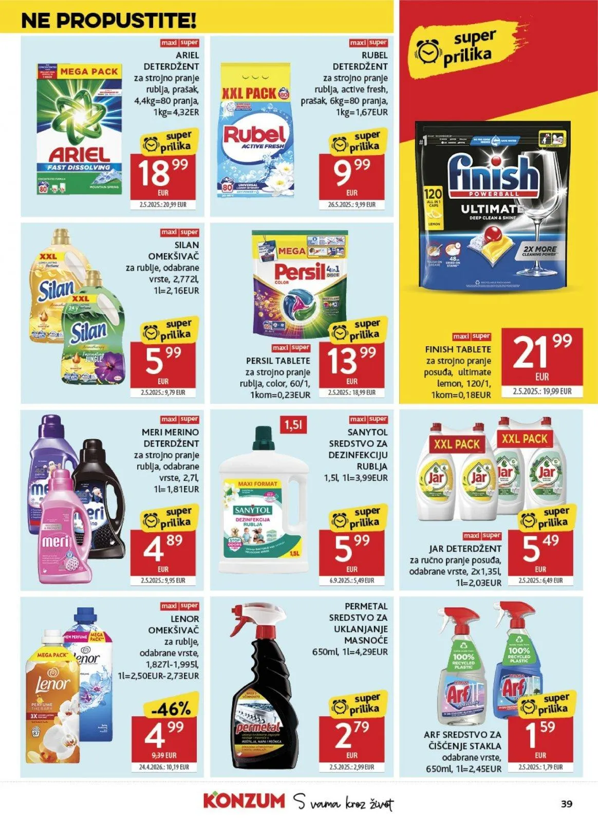Katalog Konzum katalog do 16.06.2026 od 10. lipnja do 16. lipnja 2026. - Pregled Stranica 39