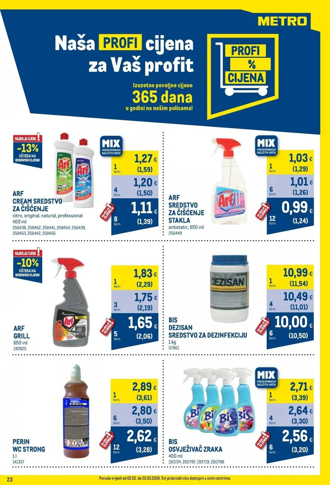 Katalog Metro katalog do 02.03.2026 od 7. veljače do 2. ožujka 2026. - Pregled Stranica 23