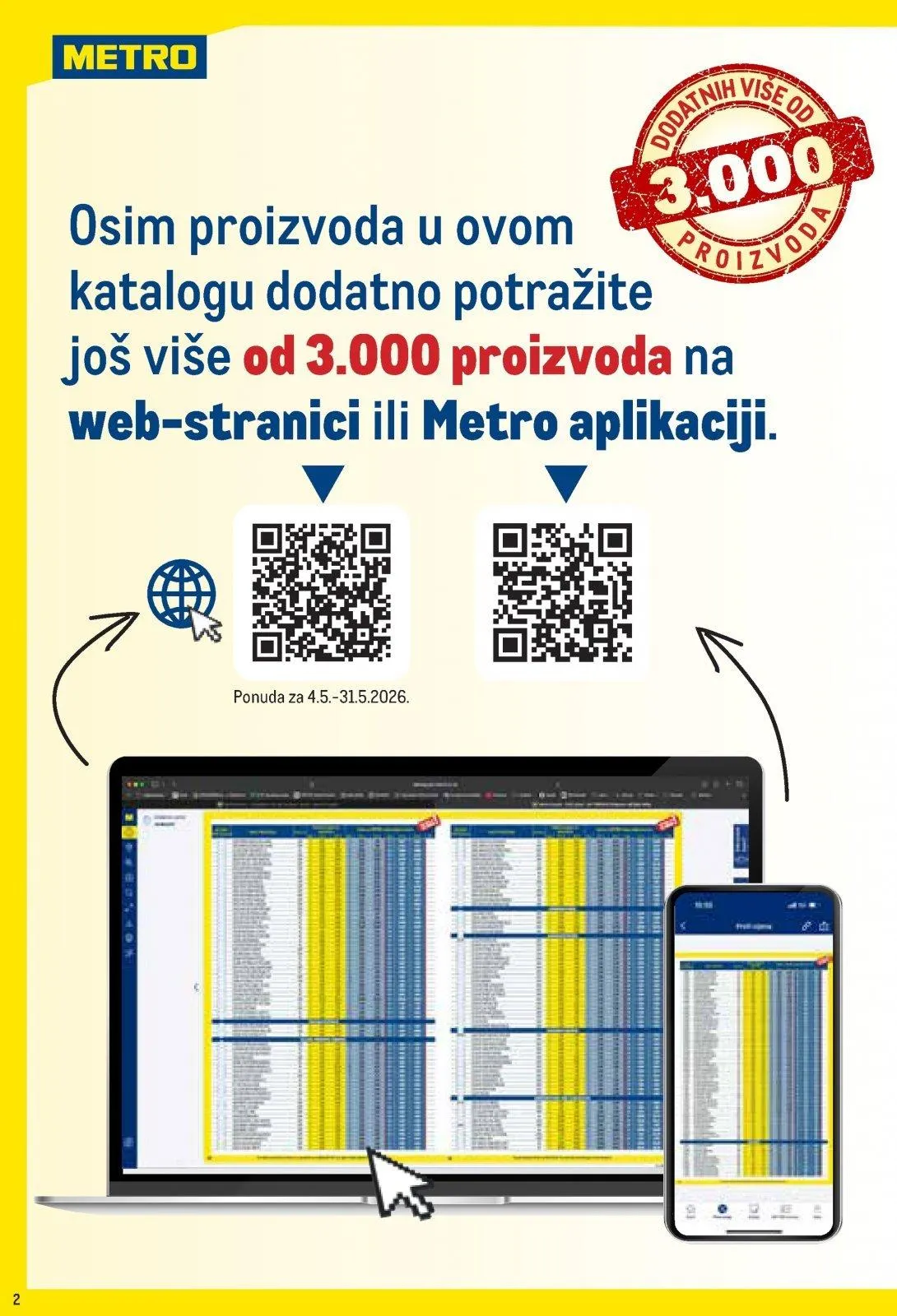 Katalog Metro katalog do 01.06.2026 od 8. svibnja do 1. lipnja 2026. - Pregled Stranica 2