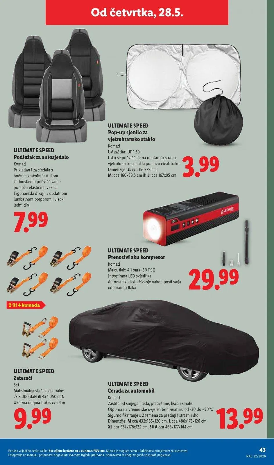 Katalog Lidl katalog do 31.05.2026 od 21. svibnja do 31. svibnja 2026. - Pregled Stranica 43