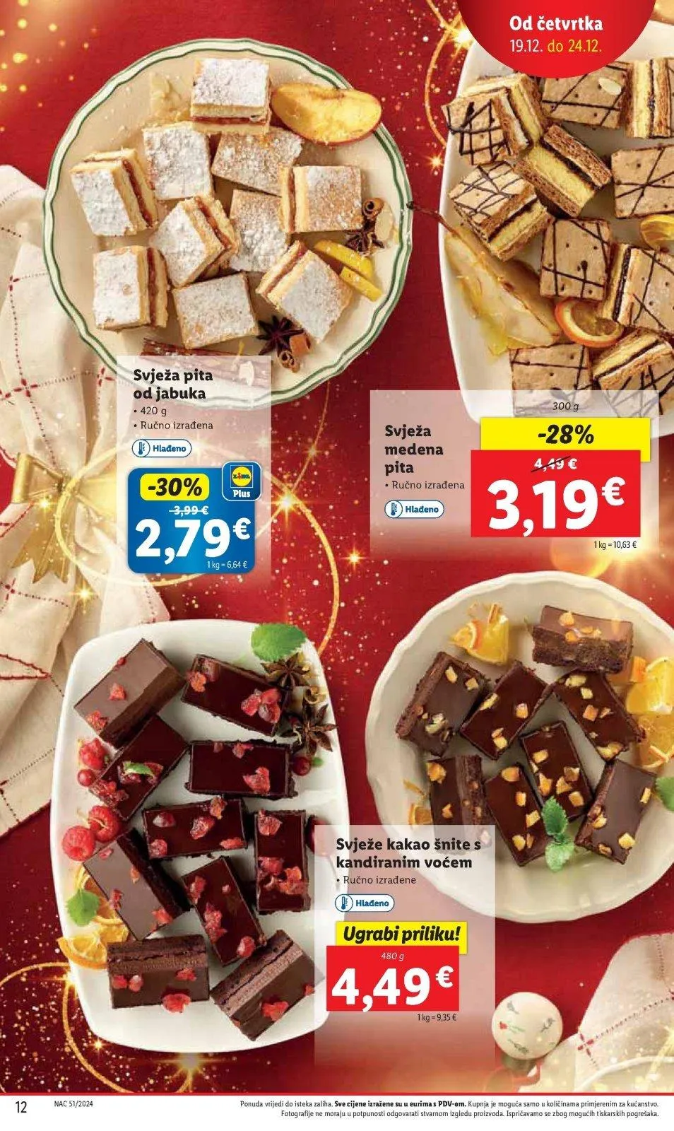 Katalog Lidl katalog do 24.12.2024 od 20. prosinca do 24. prosinca 2024. - Pregled Stranica 12