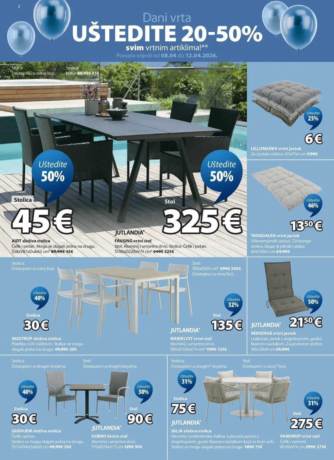 Katalog JYSK katalog do 17.05.2026 od 9. travnja do 17. svibnja 2026. - Pregled Stranica 3