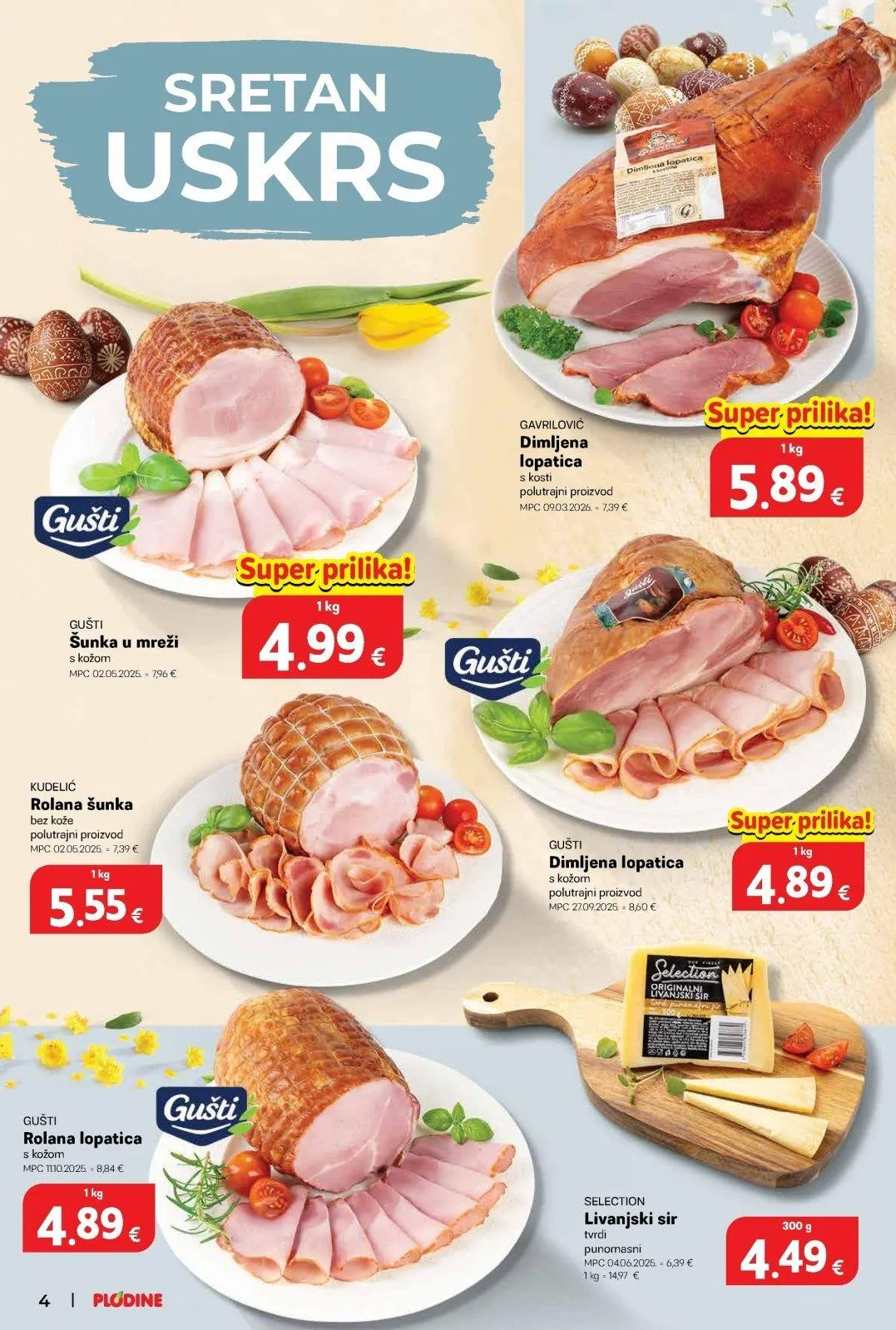 Katalog Plodine katalog do 07.04.2026 od 1. travnja do 7. travnja 2026. - Pregled Stranica 4