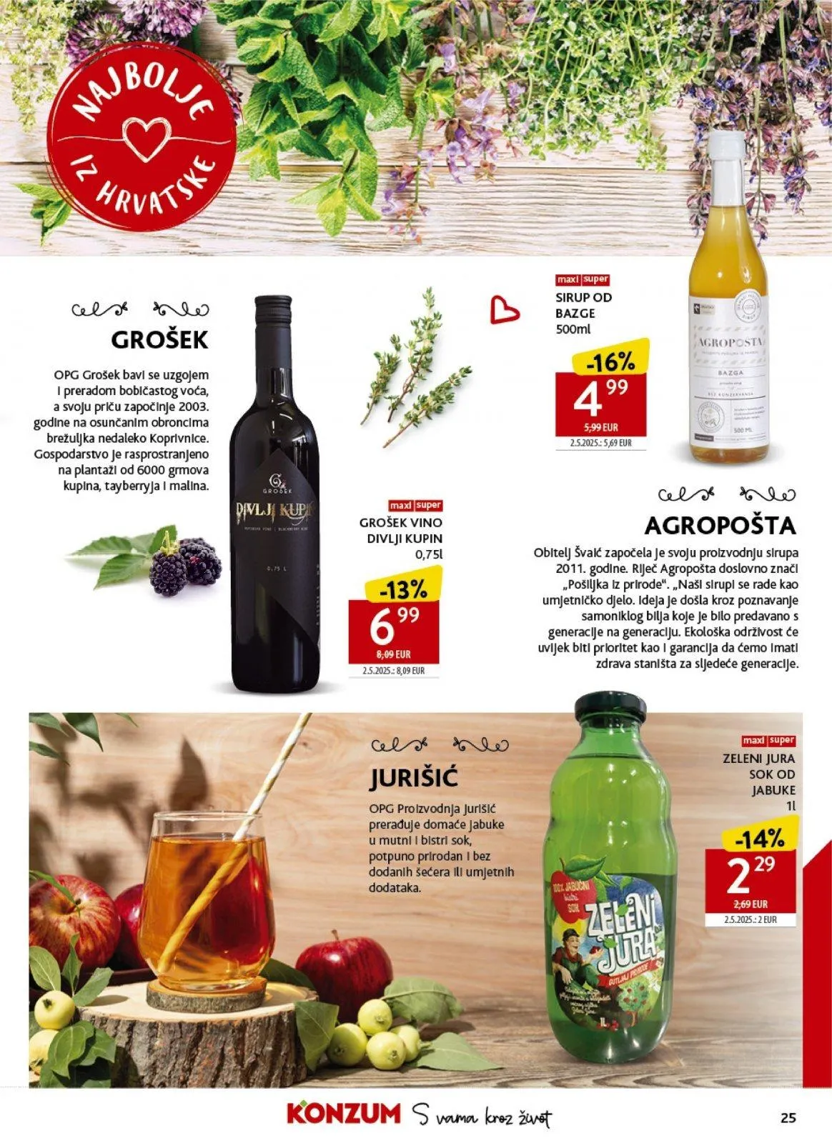 Katalog Konzum katalog do 26.05.2026 od 20. svibnja do 26. svibnja 2026. - Pregled Stranica 25