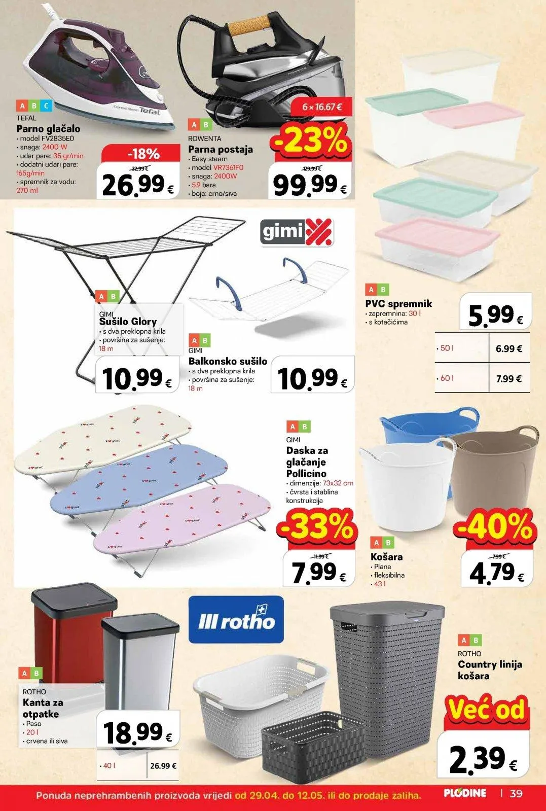 Katalog Plodine katalog do 05.05.2026 od 29. travnja do 5. svibnja 2026. - Pregled Stranica 39