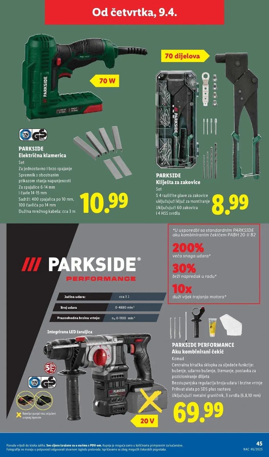 Katalog Lidl katalog do 12.04.2026 od 2. travnja do 12. travnja 2026. - Pregled Stranica 45