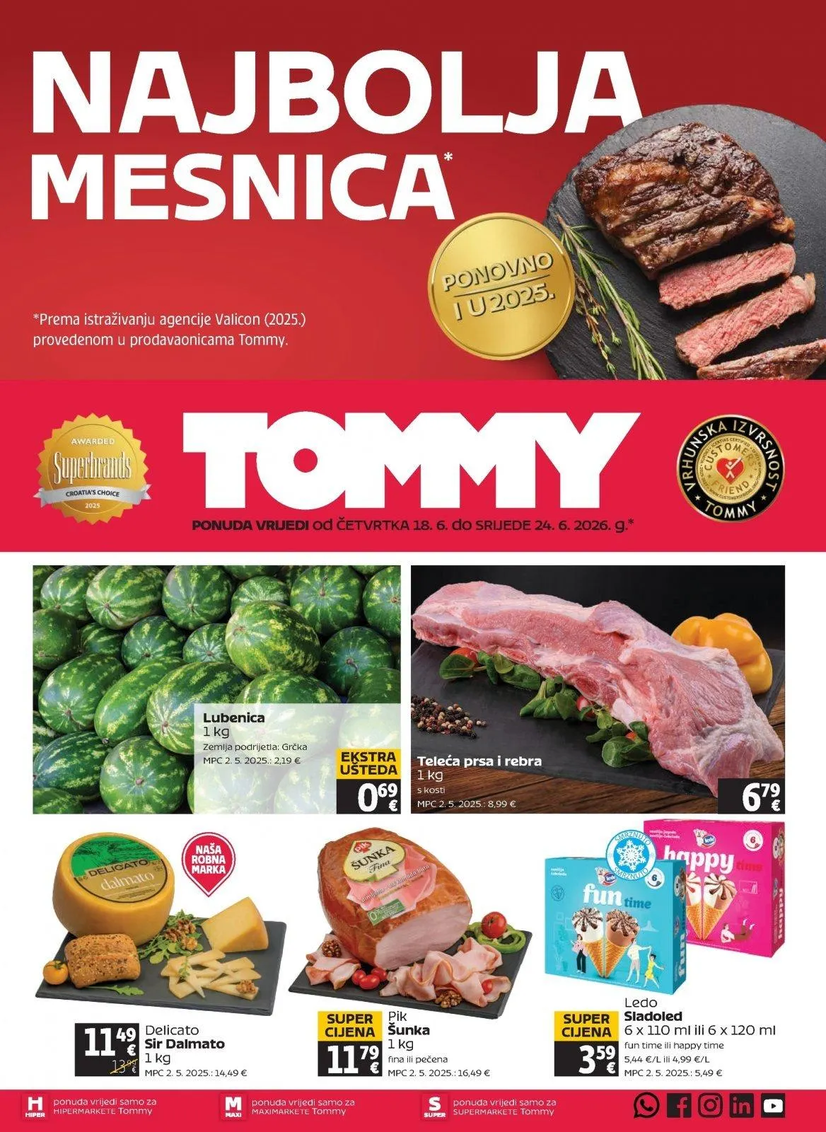 Katalog Tommy katalog do 24.06.2026 od 18. lipnja do 24. lipnja 2026. - Pregled Stranica 1