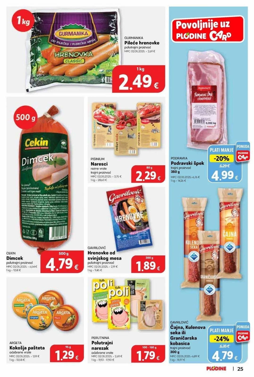 Katalog Plodine katalog do 16.06.2026 od 9. lipnja do 16. lipnja 2026. - Pregled Stranica 25
