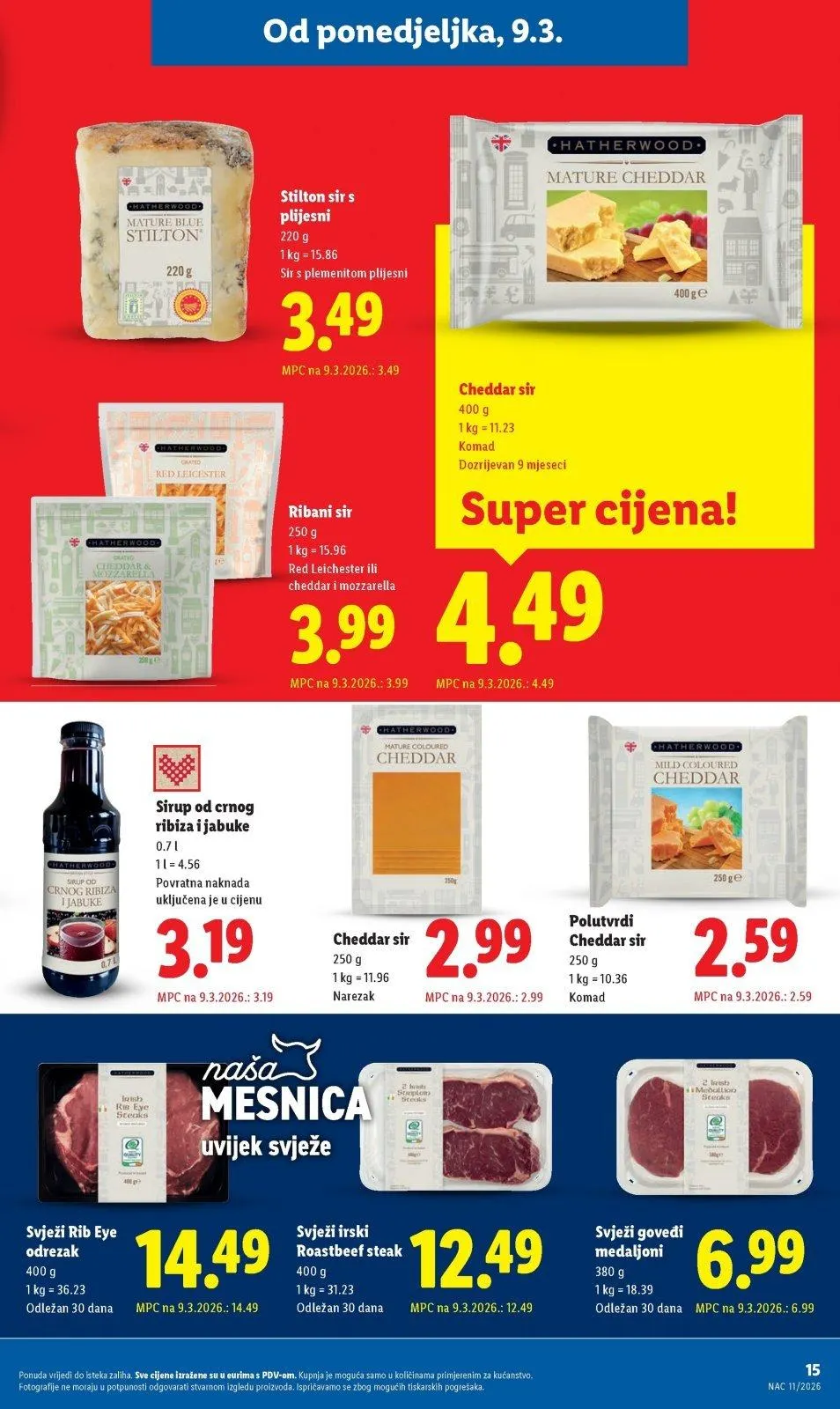 Katalog Lidl katalog do 15.03.2026 od 5. ožujka do 15. ožujka 2026. - Pregled Stranica 15