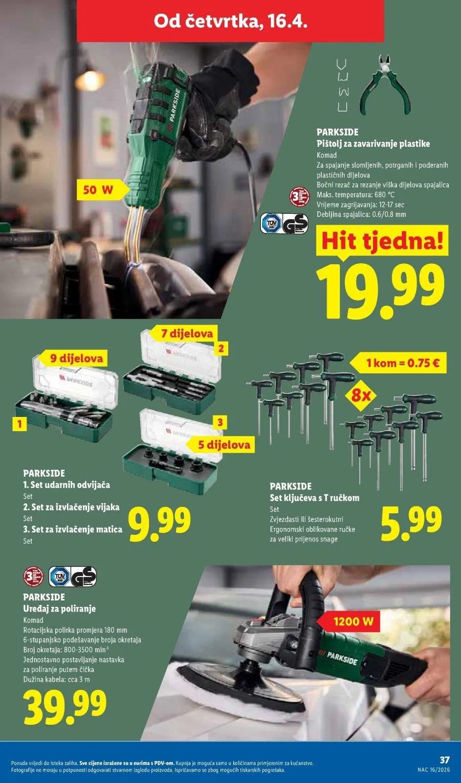 Katalog Lidl katalog do 19.04.2026 od 9. travnja do 19. travnja 2026. - Pregled Stranica 37