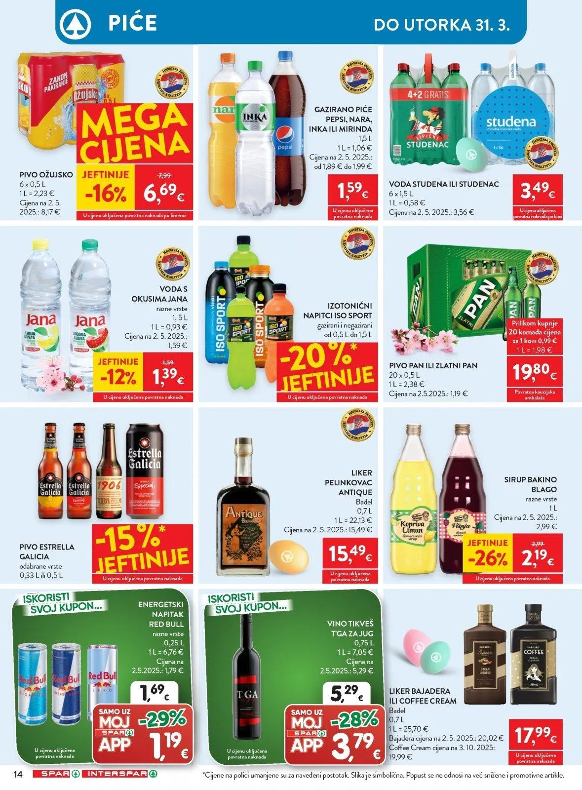 Katalog Interspar katalog do 31.03.2026 od 26. ožujka do 31. ožujka 2026. - Pregled Stranica 19