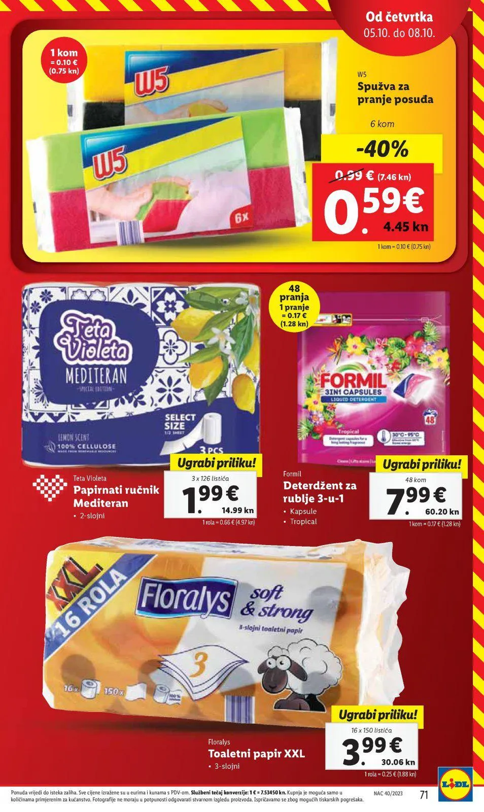 Katalog Lidl katalog do 08.10.2023 od 28. rujna do 8. listopada 2023. - Pregled Stranica 71