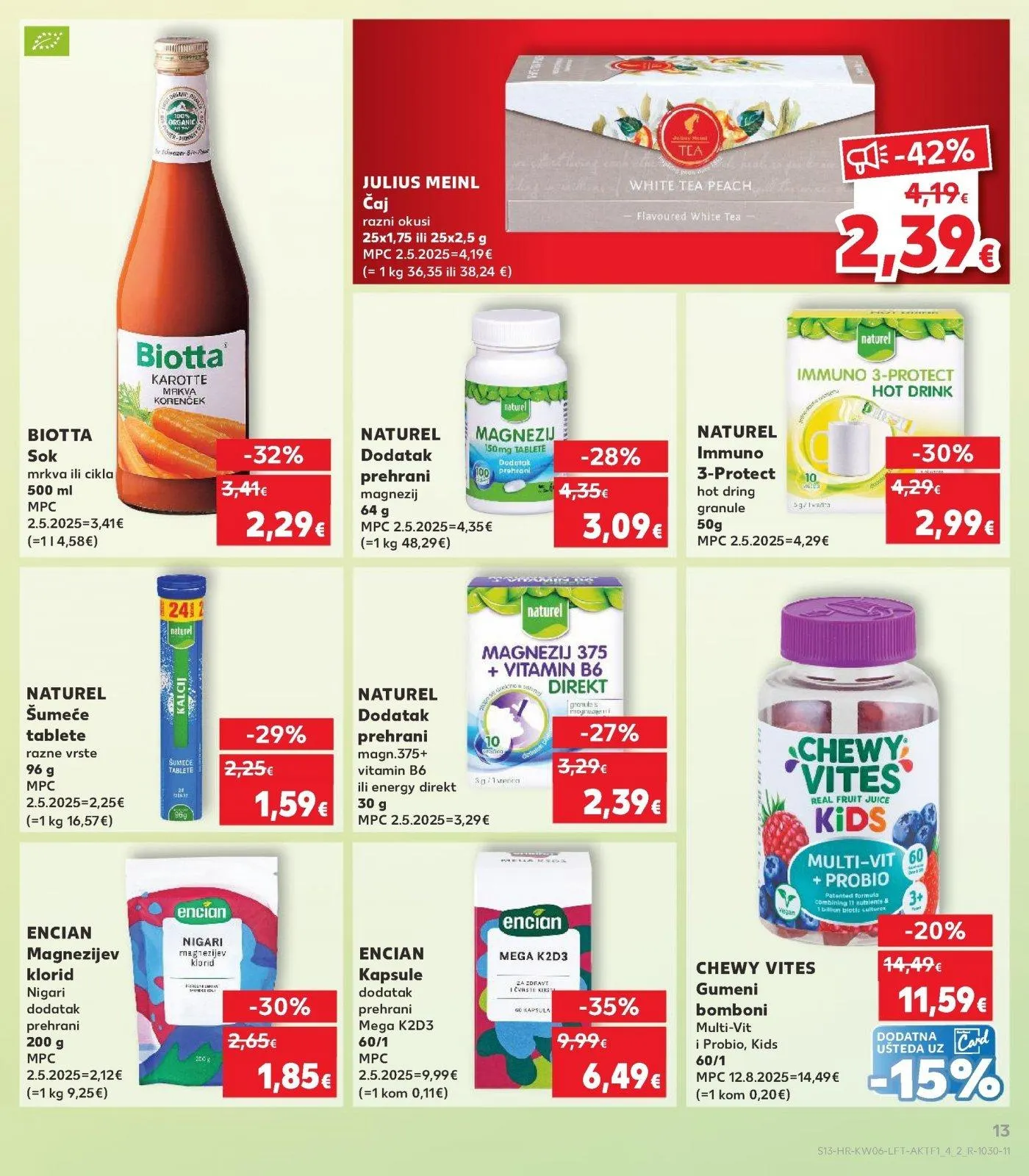 Katalog Kaufland katalog do 10.02.2026 od 4. veljače do 10. veljače 2026. - Pregled Stranica 13