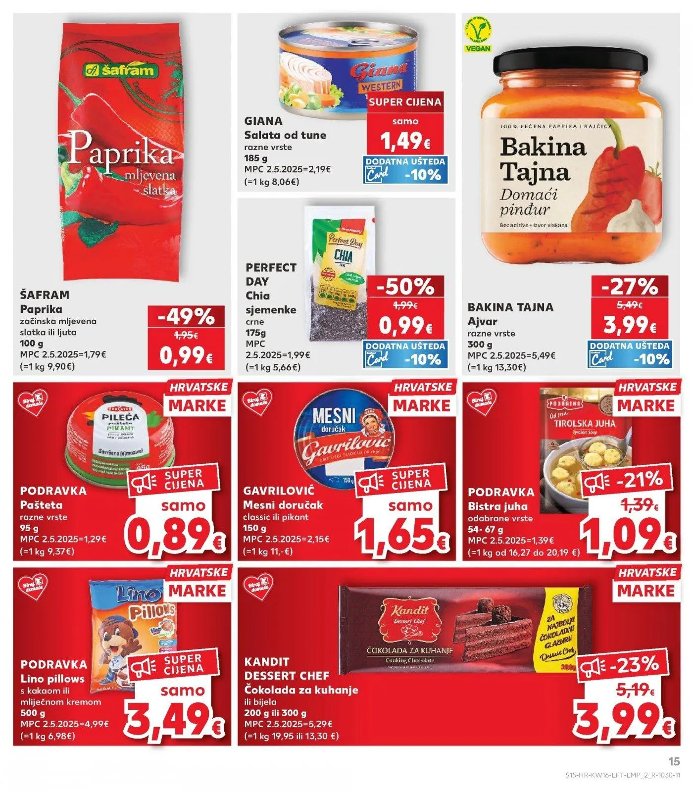 Katalog Kaufland katalog do 21.04.2026 od 15. travnja do 21. travnja 2026. - Pregled Stranica 15
