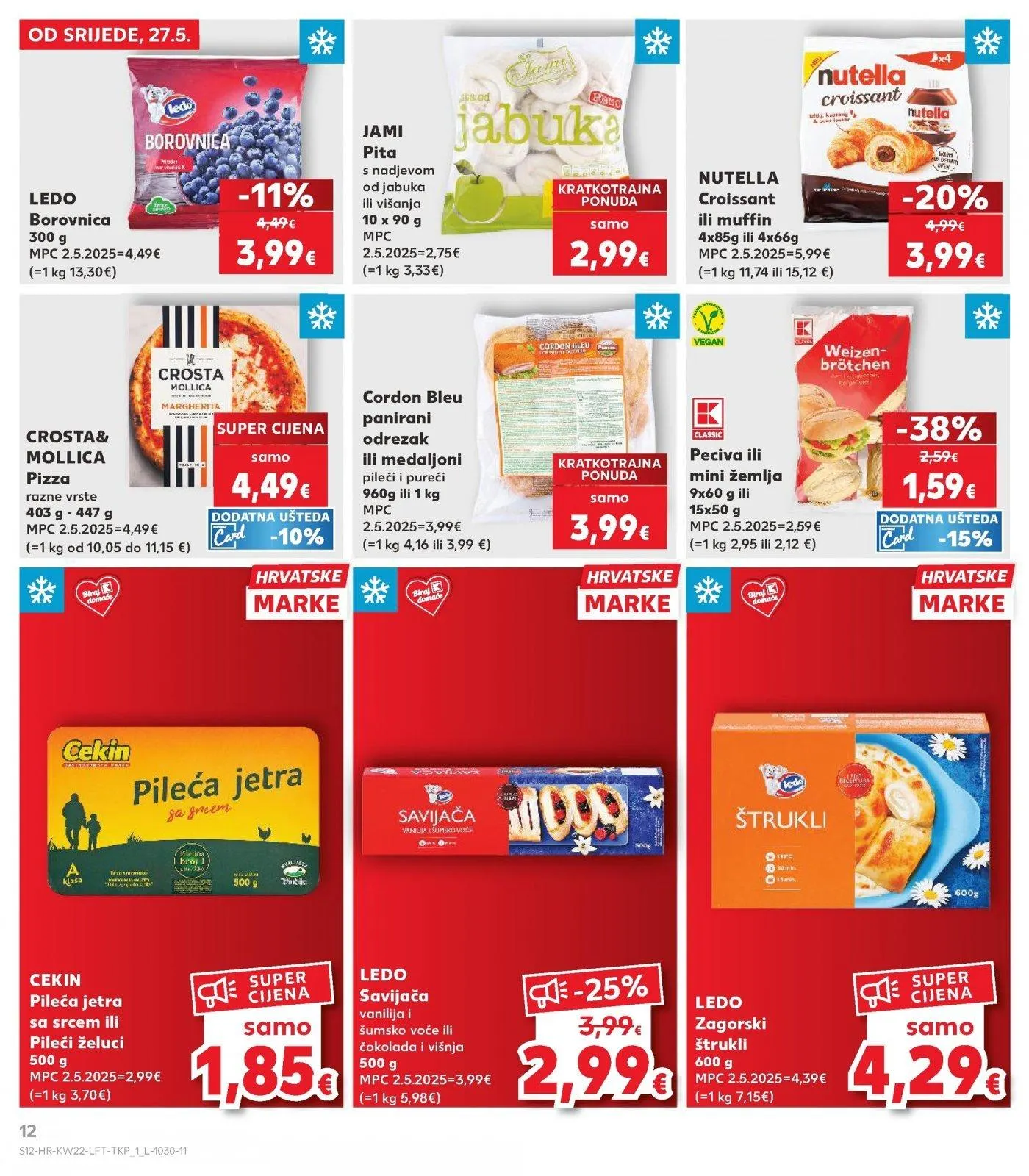 Katalog Kaufland katalog do 02.06.2026 od 27. svibnja do 2. lipnja 2026. - Pregled Stranica 12