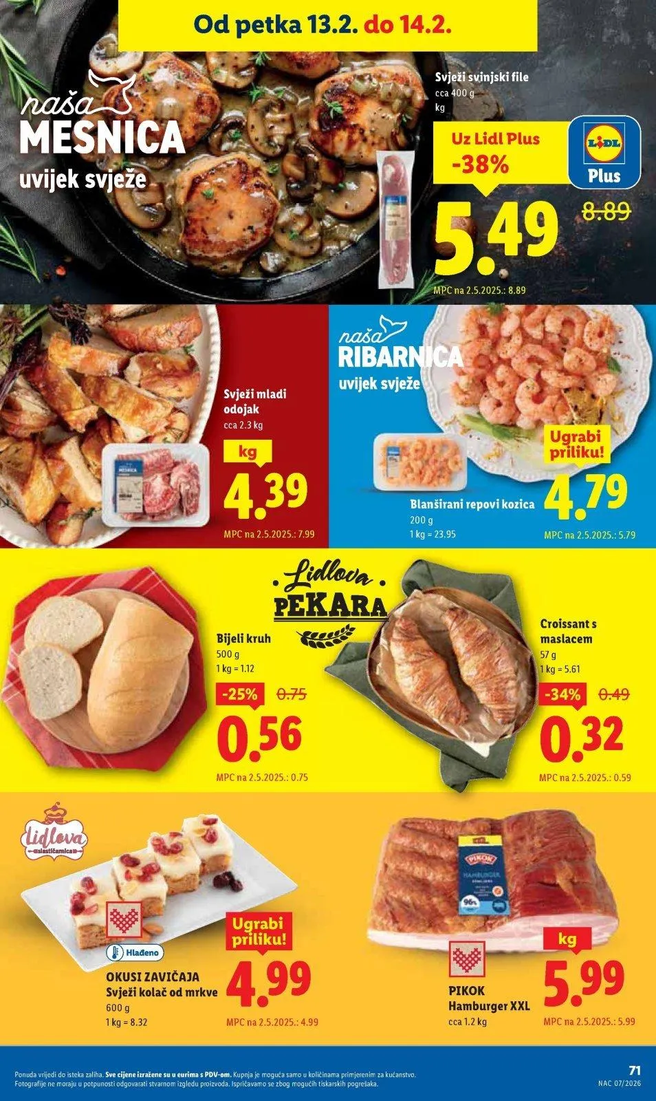 Katalog Lidl katalog do 14.02.2026 od 5. veljače do 14. veljače 2026. - Pregled Stranica 71