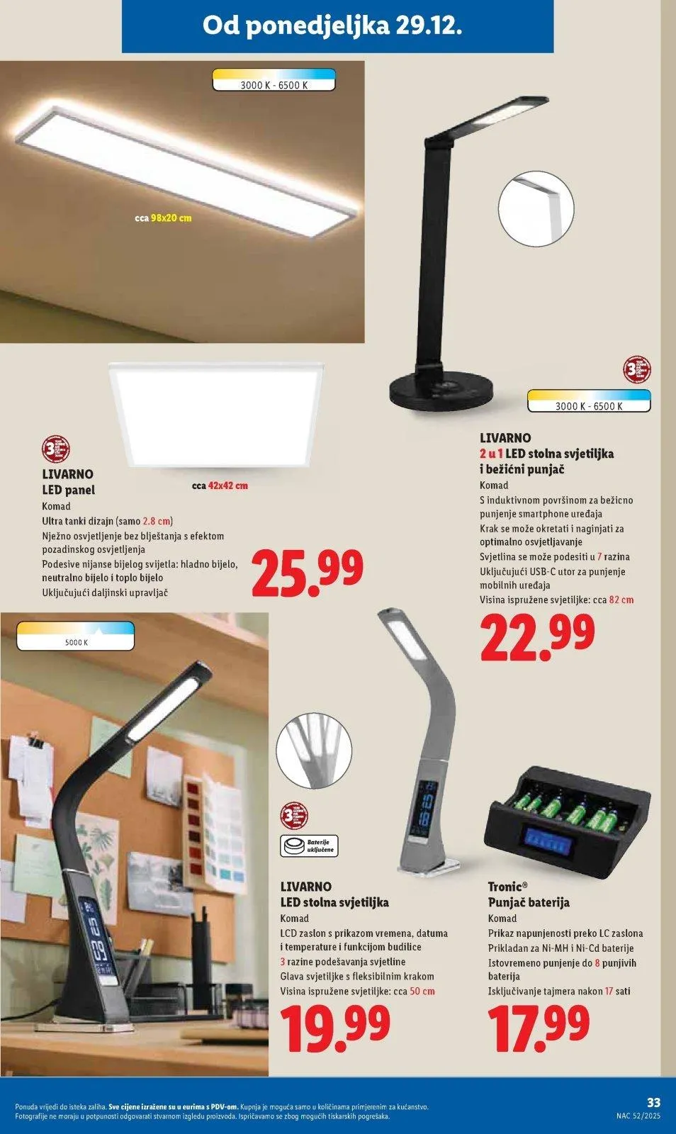 Katalog Lidl katalog do 05.01.2026 od 18. prosinca do 5. siječnja 2026. - Pregled Stranica 33