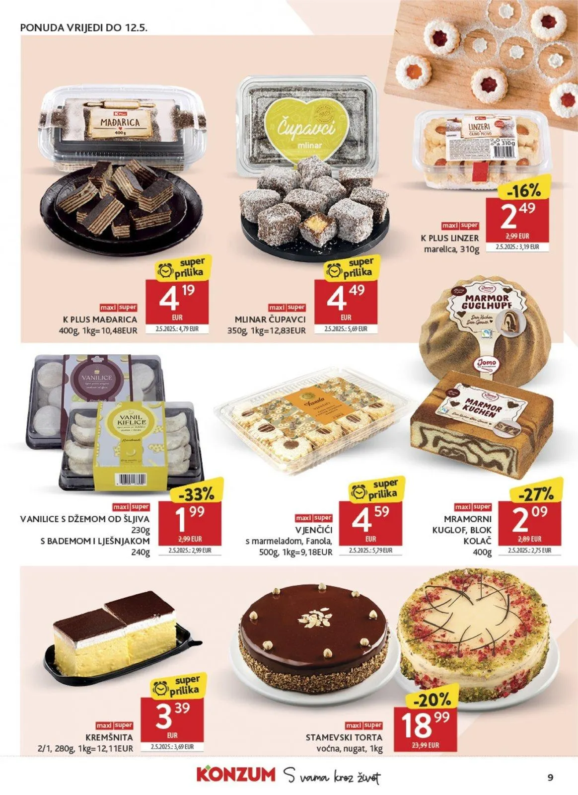 Katalog Konzum katalog do 12.05.2026 od 7. svibnja do 12. svibnja 2026. - Pregled Stranica 9