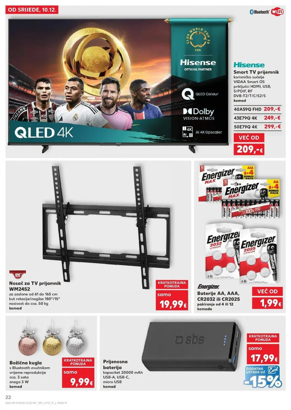 Katalog Kaufland katalog do 16.12.2025 od 10. prosinca do 16. prosinca 2025. - Pregled Stranica 22