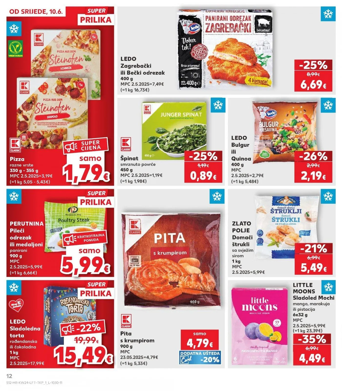 Katalog Kaufland katalog do 16.06.2026 od 10. lipnja do 16. lipnja 2026. - Pregled Stranica 12