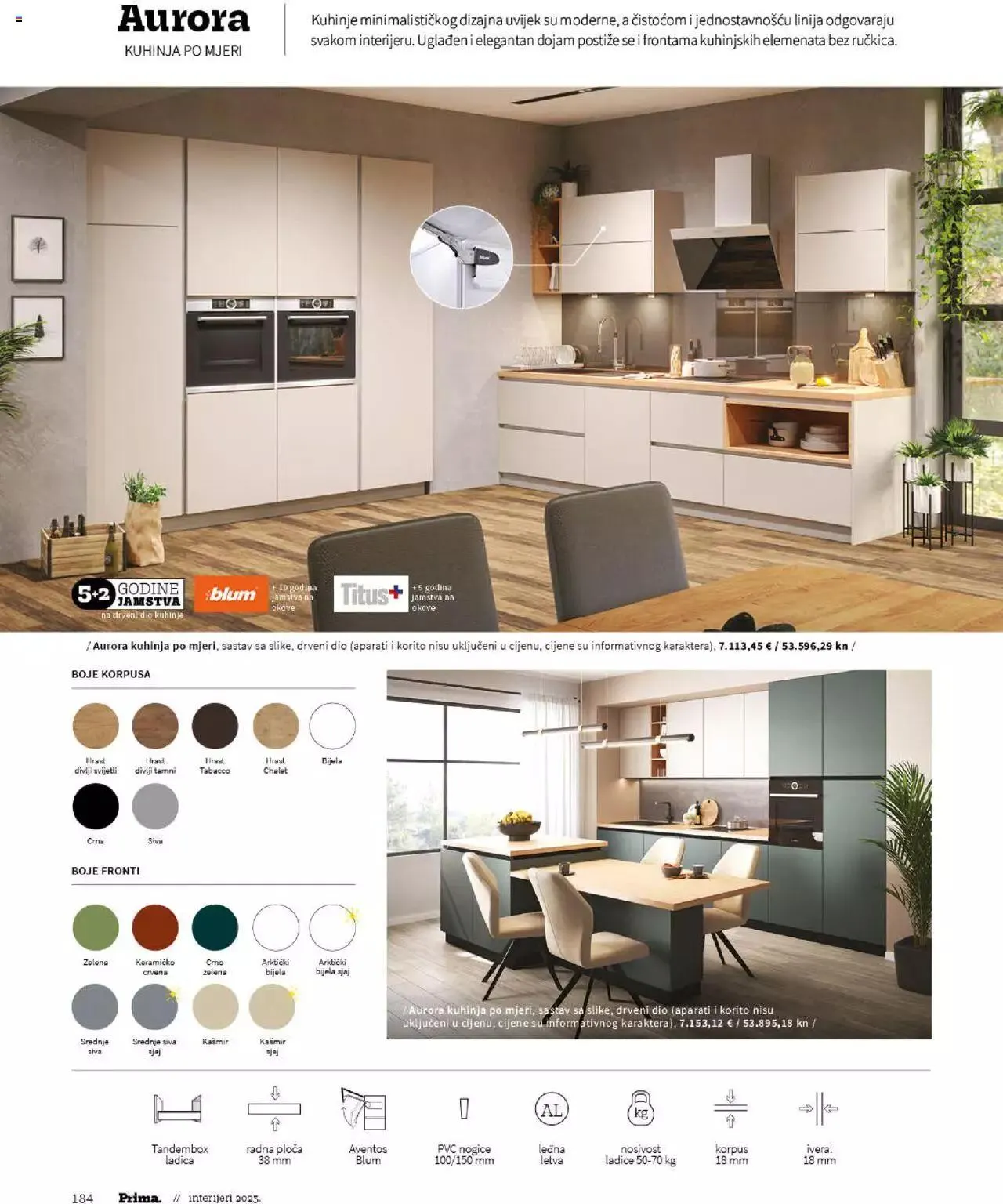 Katalog Katalog interijeri 2023 Prima od 20. veljače do 31. prosinca 2023. - Pregled Stranica 186