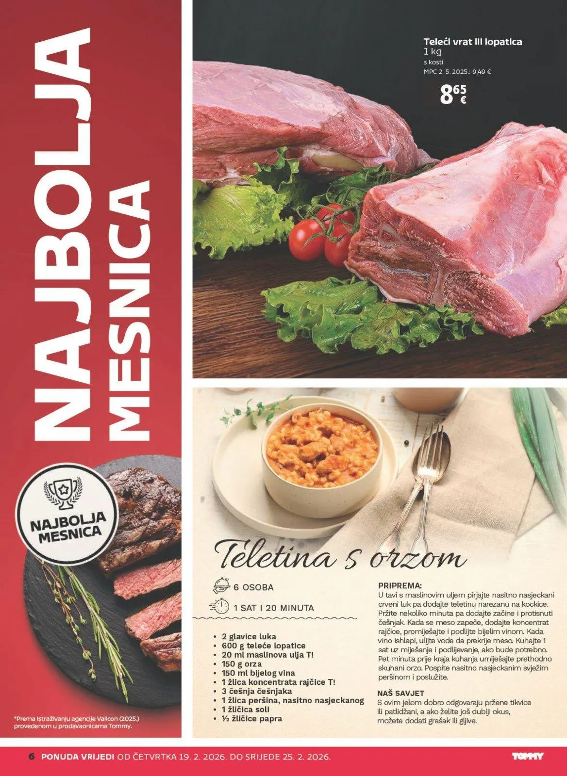 Katalog Tommy katalog do 25.02.2026 od 19. veljače do 25. veljače 2026. - Pregled Stranica 6