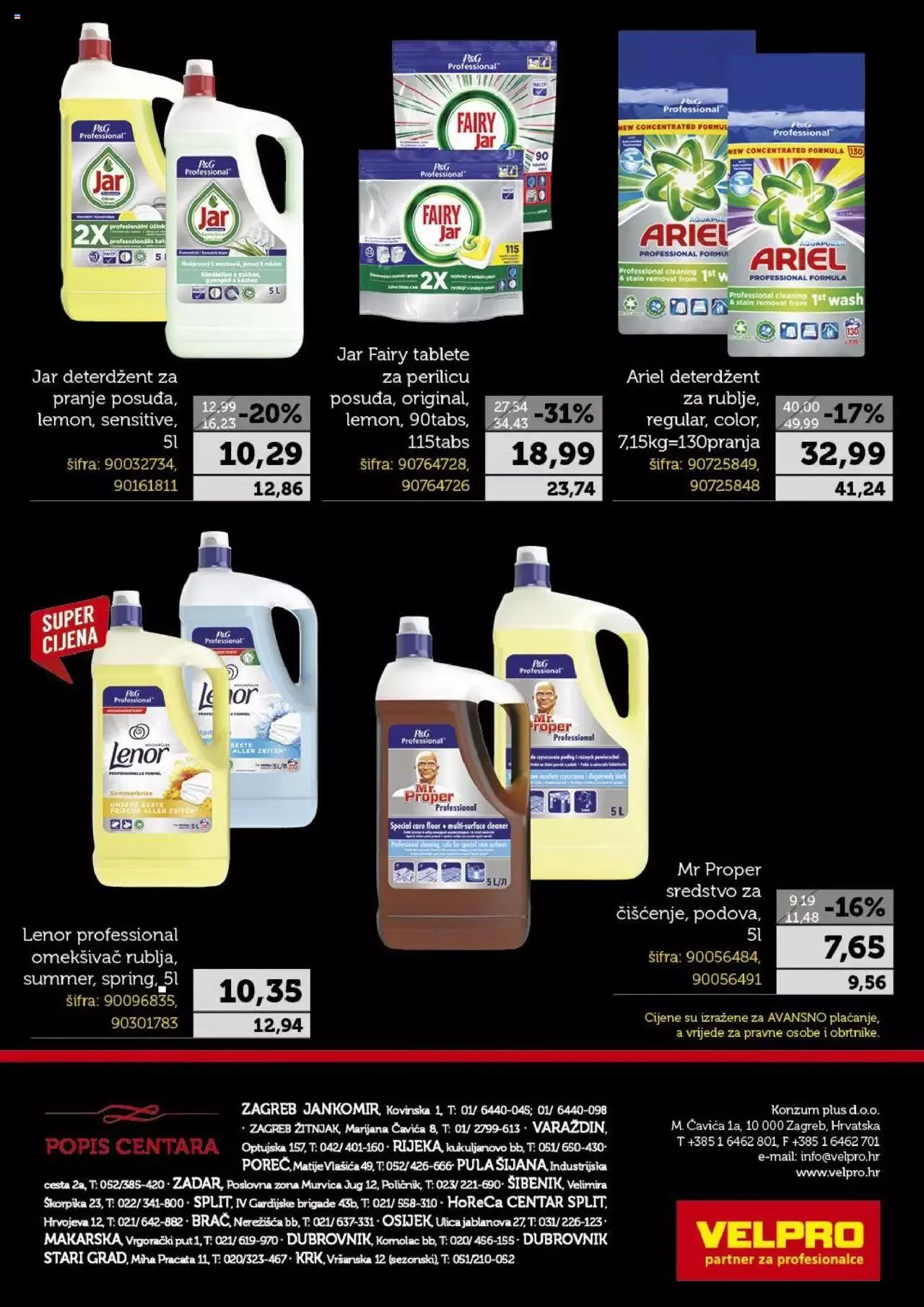 Katalog HoReCa posebna ponuda Velpro od 4. ožujka do 30. ožujka 2024. - Pregled Stranica 5