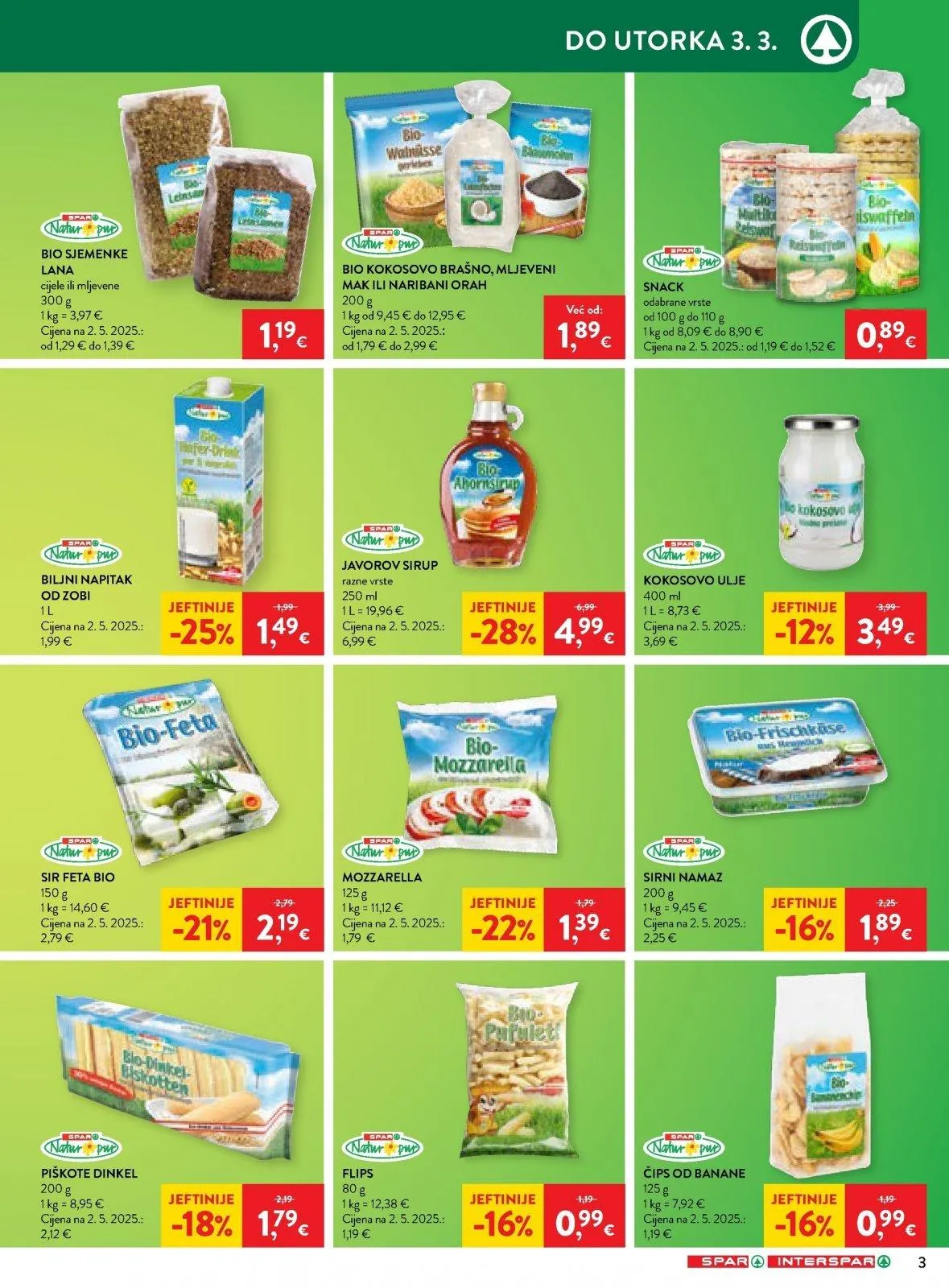 Katalog Spar katalog do 03.03.2026 od 25. veljače do 3. ožujka 2026. - Pregled Stranica 3