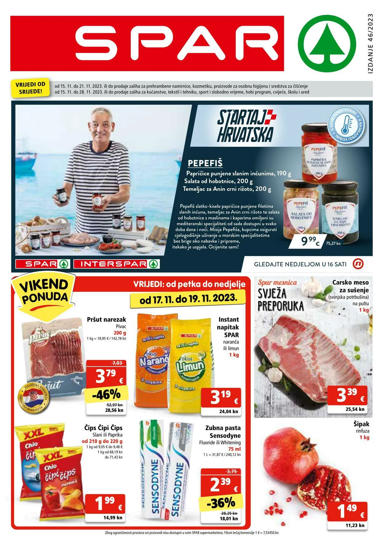 Katalog Spar od 15. studenoga do 21. studenoga 2023. - Pregled Stranica 1