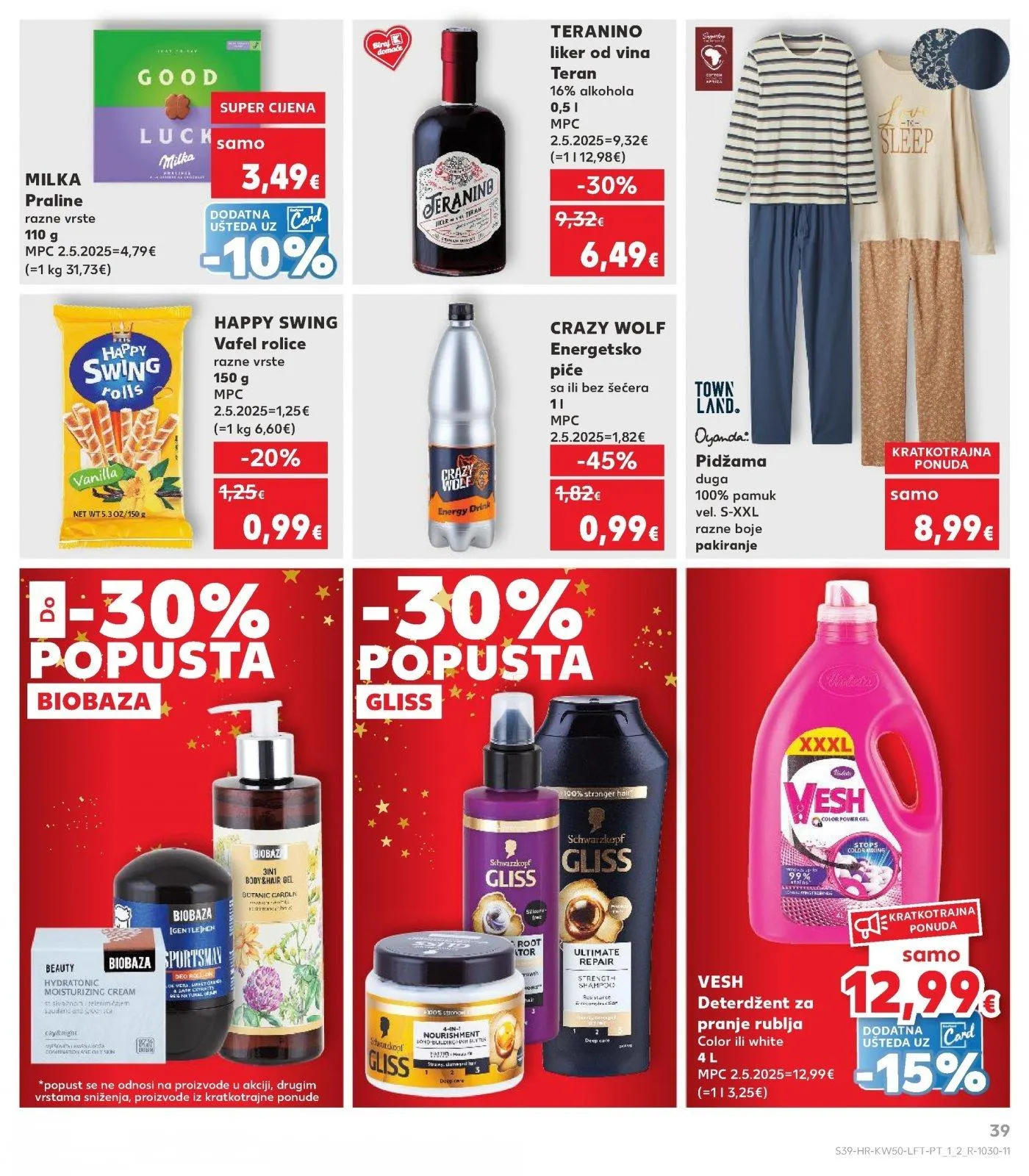 Katalog Kaufland katalog do 16.12.2025 od 10. prosinca do 16. prosinca 2025. - Pregled Stranica 39