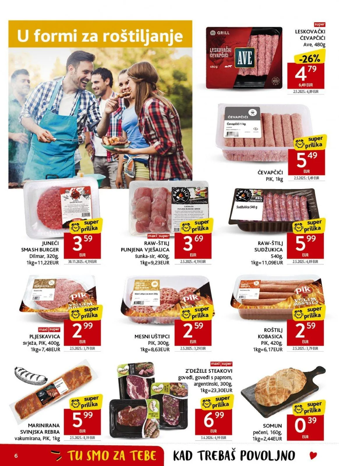 Katalog Konzum katalog do 16.06.2026 od 10. lipnja do 16. lipnja 2026. - Pregled Stranica 6