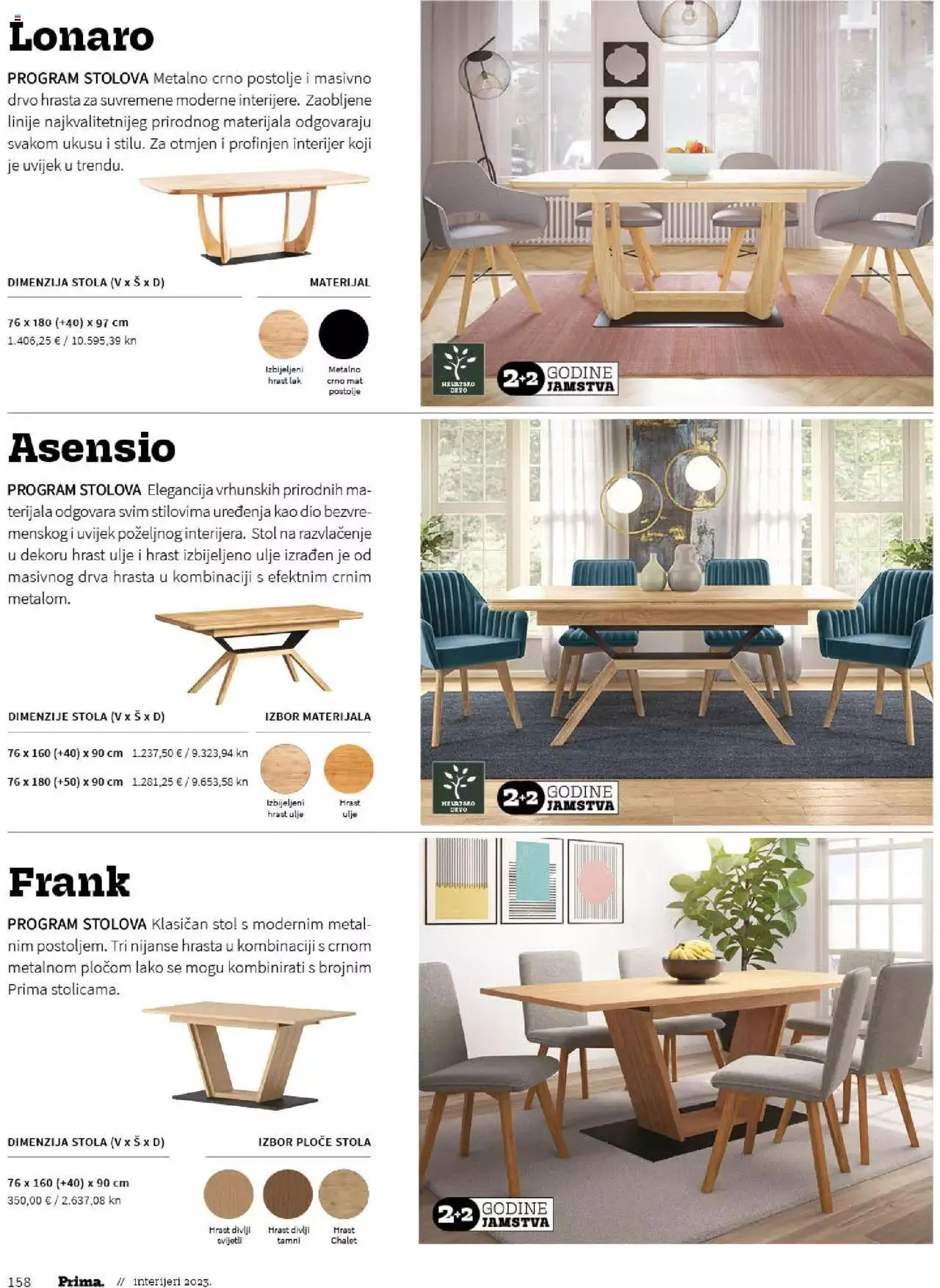 Katalog Katalog interijeri 2023 Prima od 20. veljače do 31. prosinca 2023. - Pregled Stranica 160