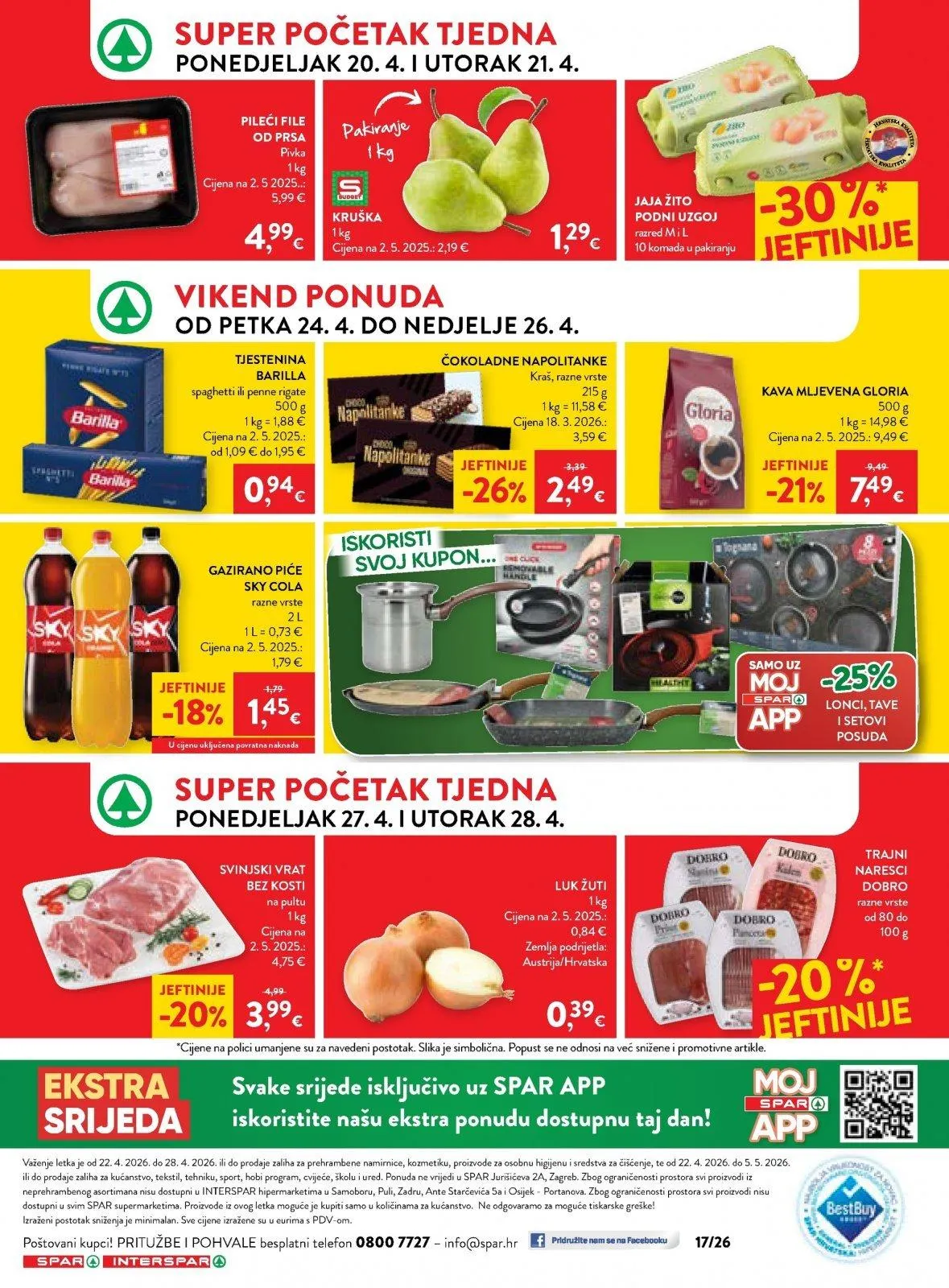 Katalog Spar katalog do 28.04.2026 od 22. travnja do 28. travnja 2026. - Pregled Stranica 28