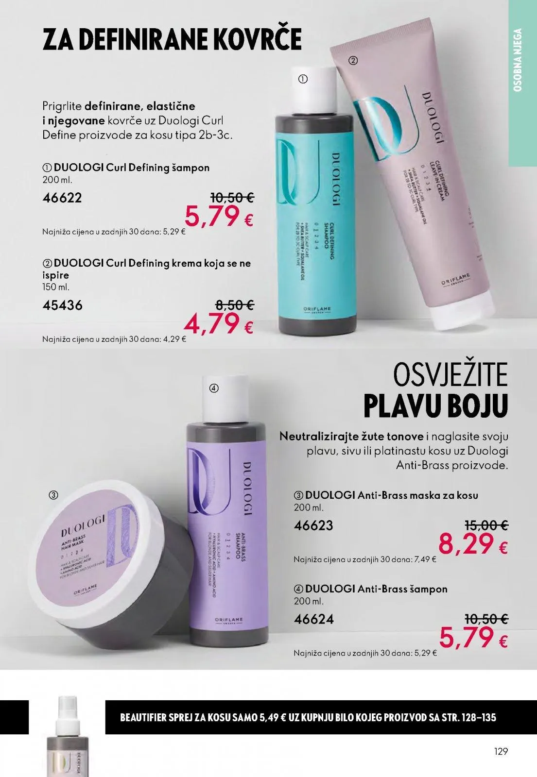 Katalog Oriflame katalog do 16.11.2025 od 31. listopada do 16. studenoga 2025. - Pregled Stranica 129