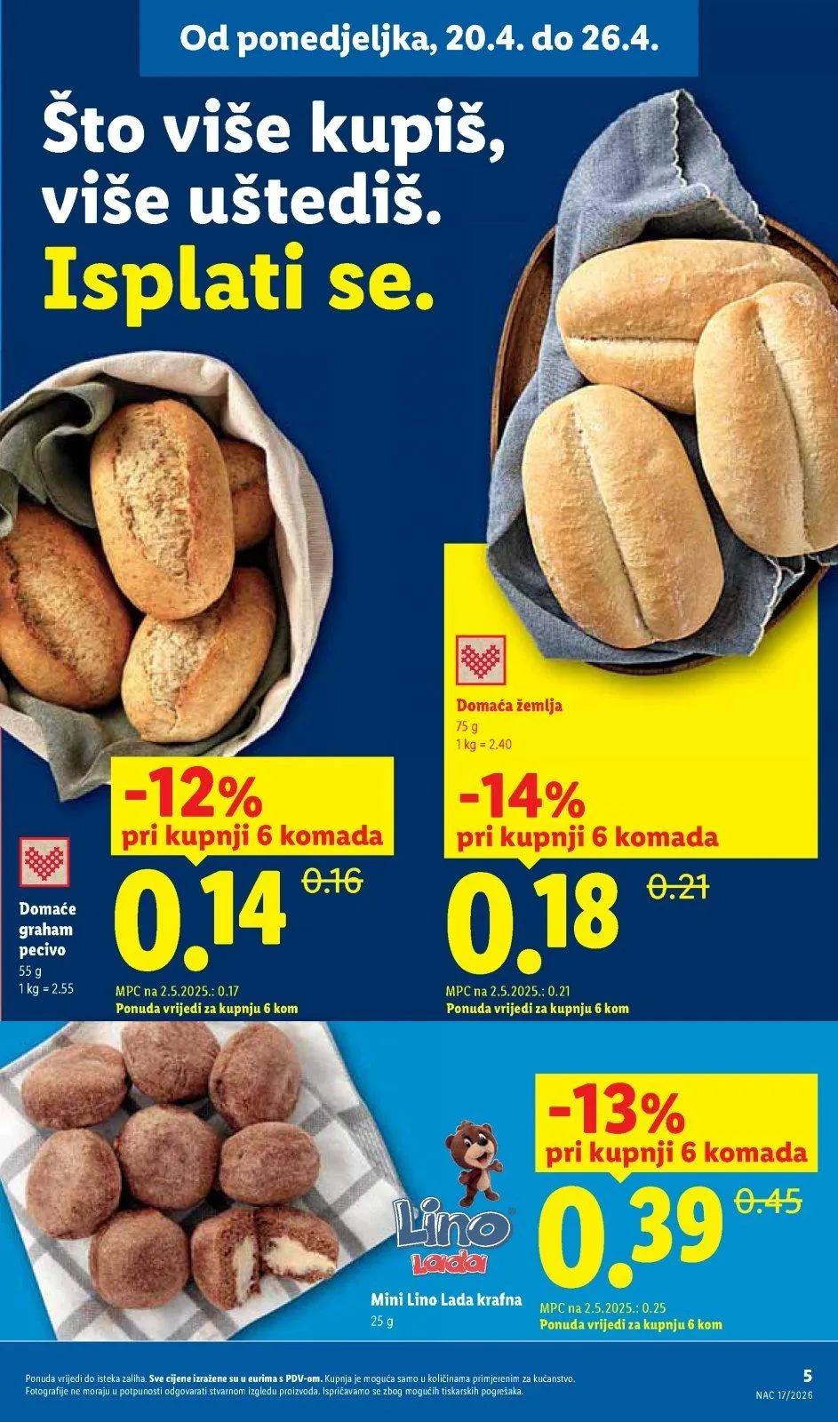 Katalog Lidl katalog do 26.04.2026 od 16. travnja do 26. travnja 2026. - Pregled Stranica 5