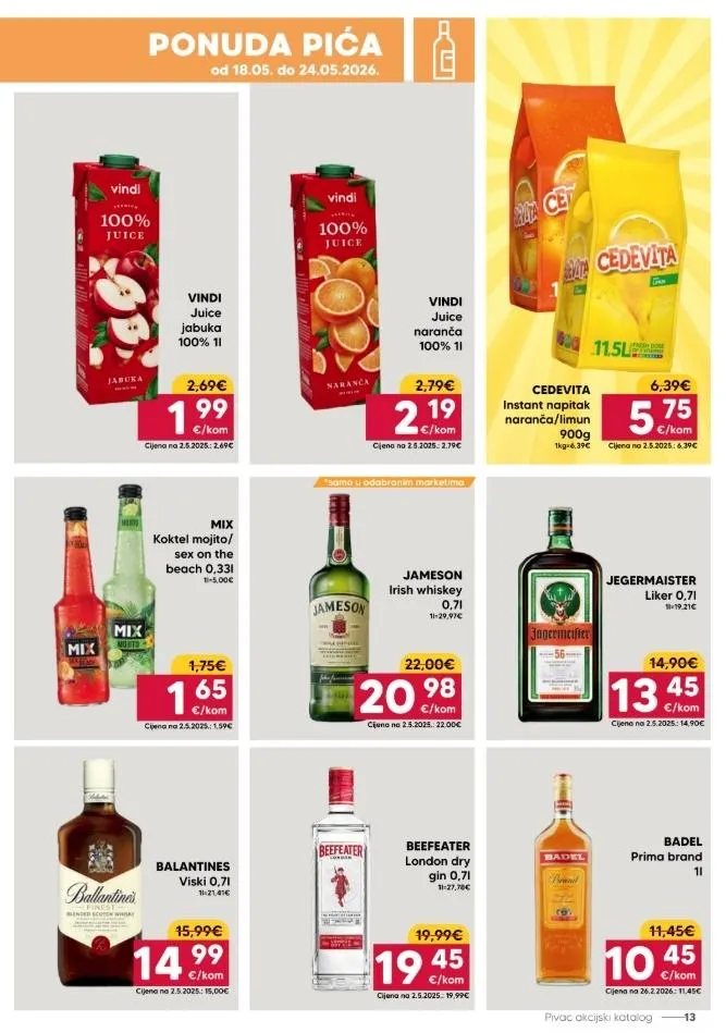 Katalog Pivac katalog do 24.05.2026 od 18. svibnja do 24. svibnja 2026. - Pregled Stranica 13