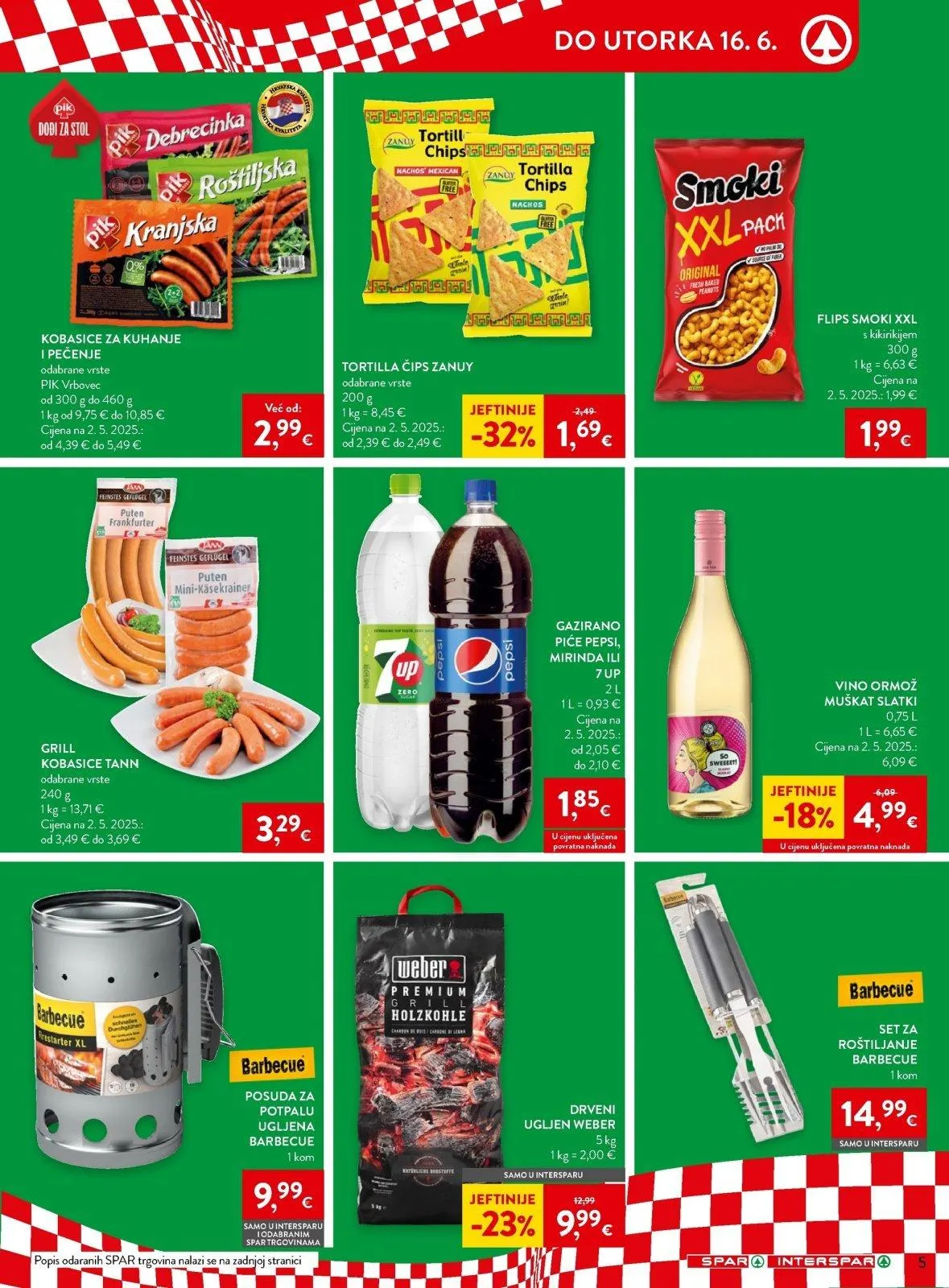 Katalog Interspar katalog do 16.06.2026 od 10. lipnja do 16. lipnja 2026. - Pregled Stranica 5