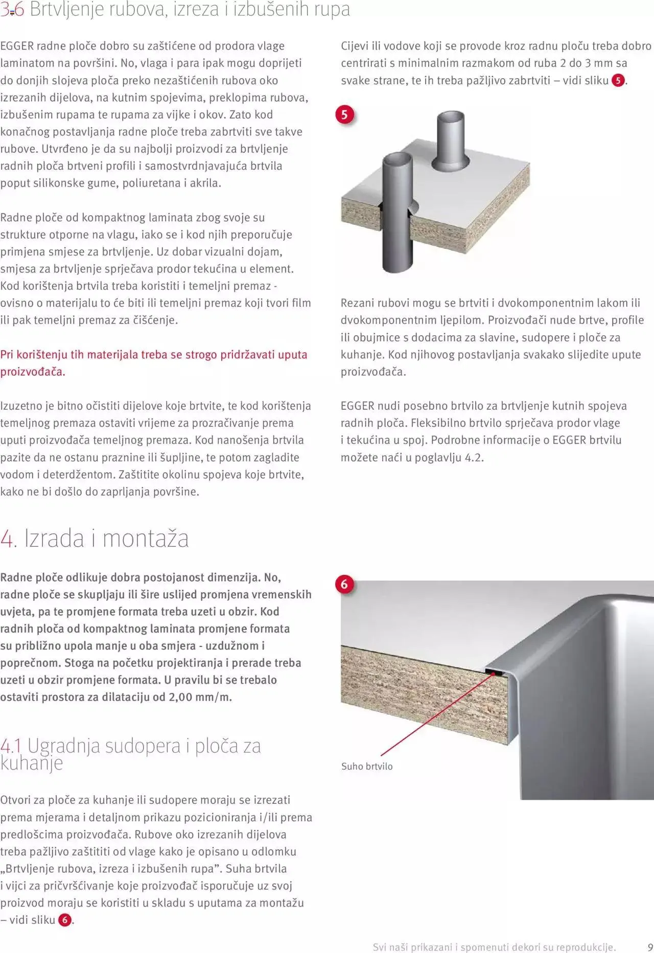 Katalog Elgrad - Egger radne ploče - Upute za preradu i dodaci od 1. travnja do 31. prosinca 2023. - Pregled Stranica 9