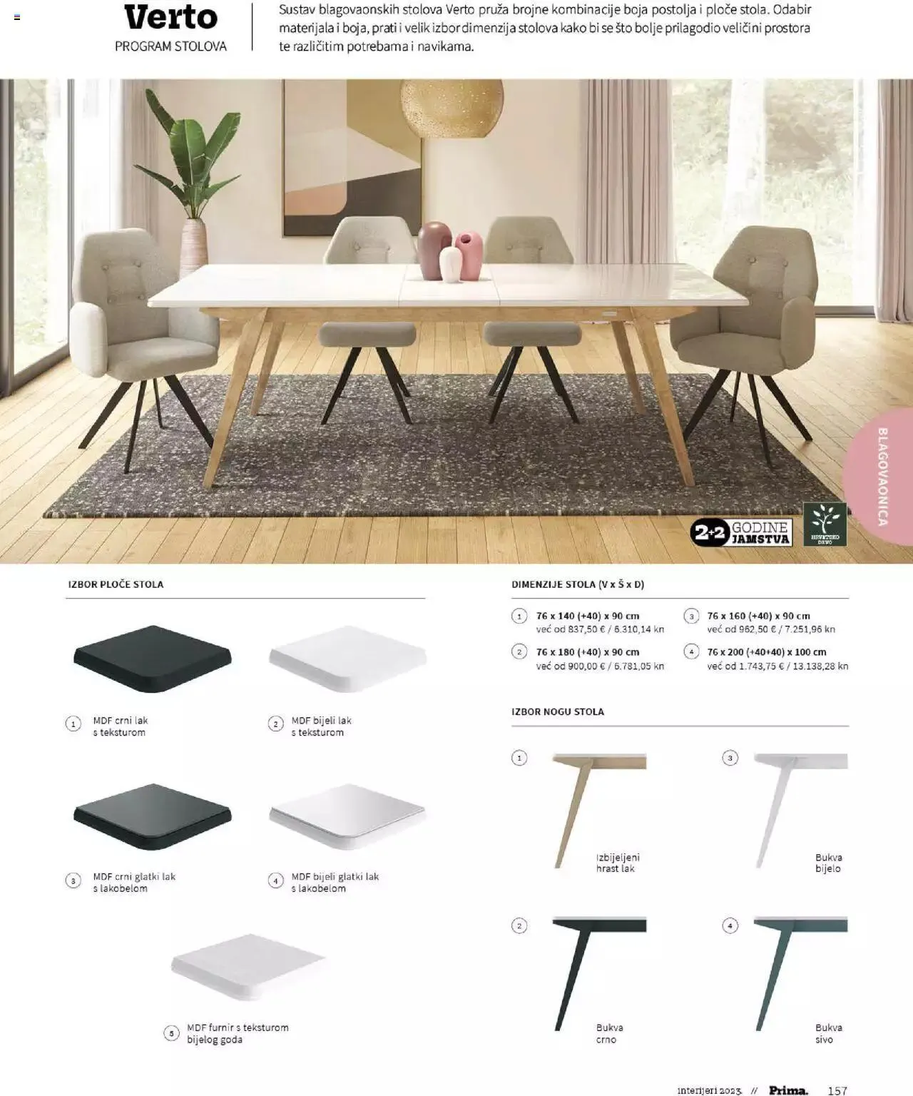 Katalog Katalog interijeri 2023 Prima od 20. veljače do 31. prosinca 2023. - Pregled Stranica 159