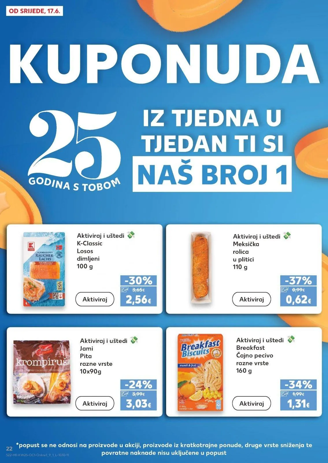 Katalog Kaufland katalog do 23.06.2026 od 17. lipnja do 23. lipnja 2026. - Pregled Stranica 22