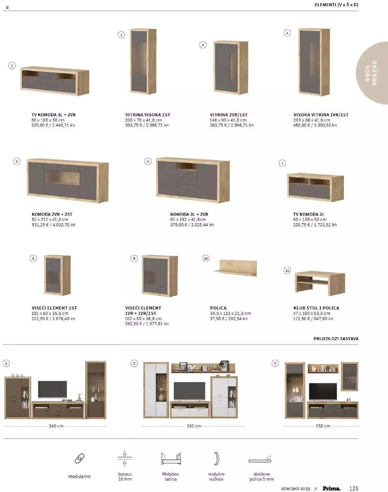 Katalog Katalog interijeri 2023 Prima od 20. veljače do 31. prosinca 2023. - Pregled Stranica 127