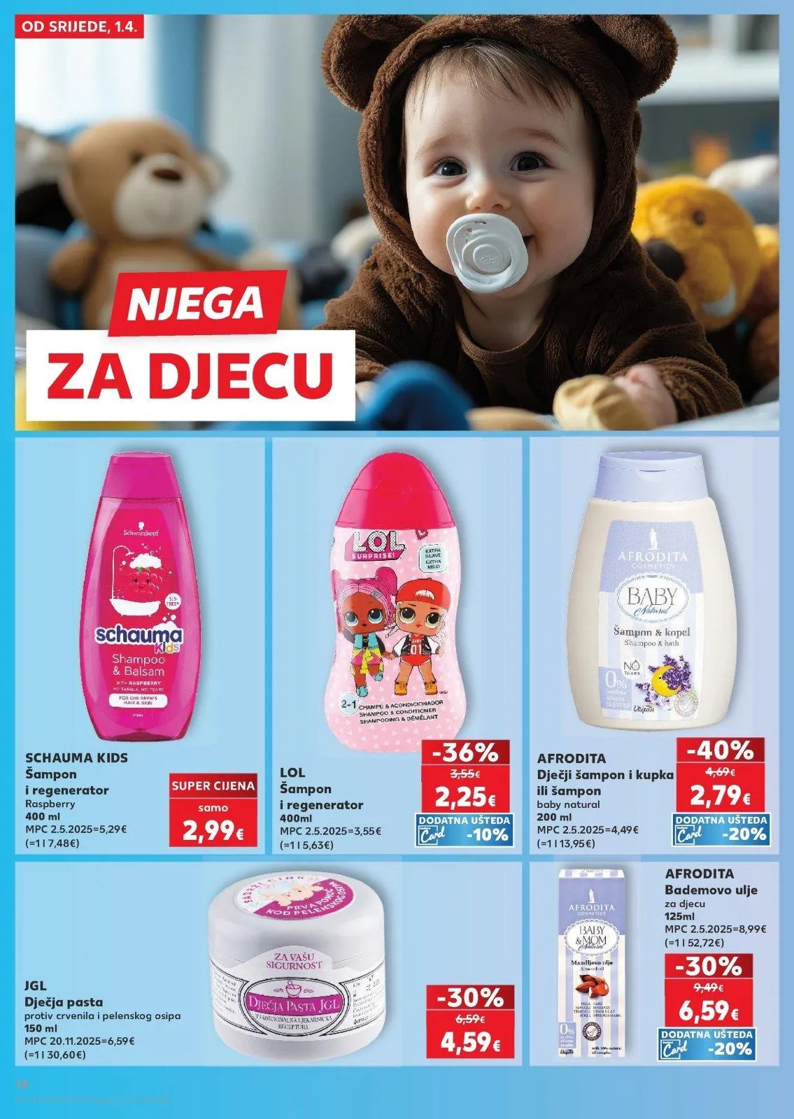 Katalog Kaufland katalog do 07.04.2026 od 1. travnja do 7. travnja 2026. - Pregled Stranica 14