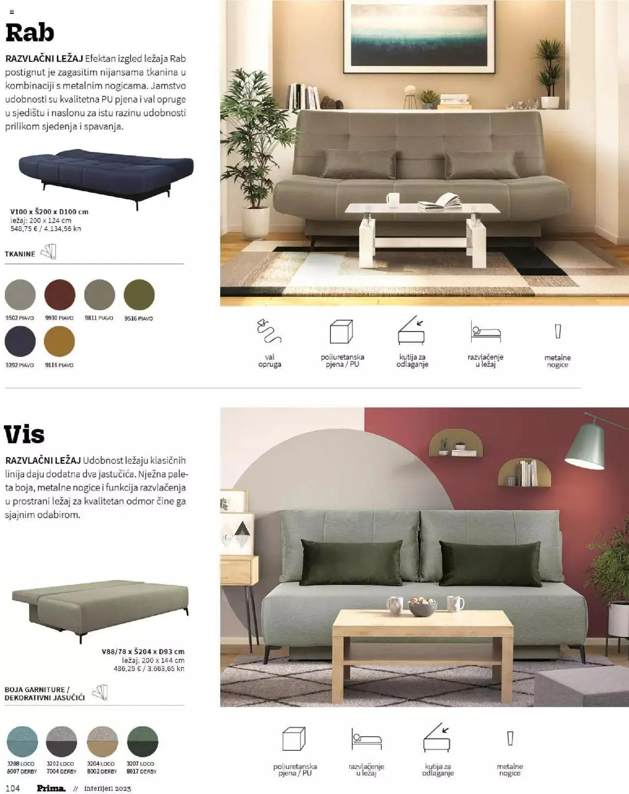 Katalog Katalog interijeri 2023 Prima od 20. veljače do 31. prosinca 2023. - Pregled Stranica 106